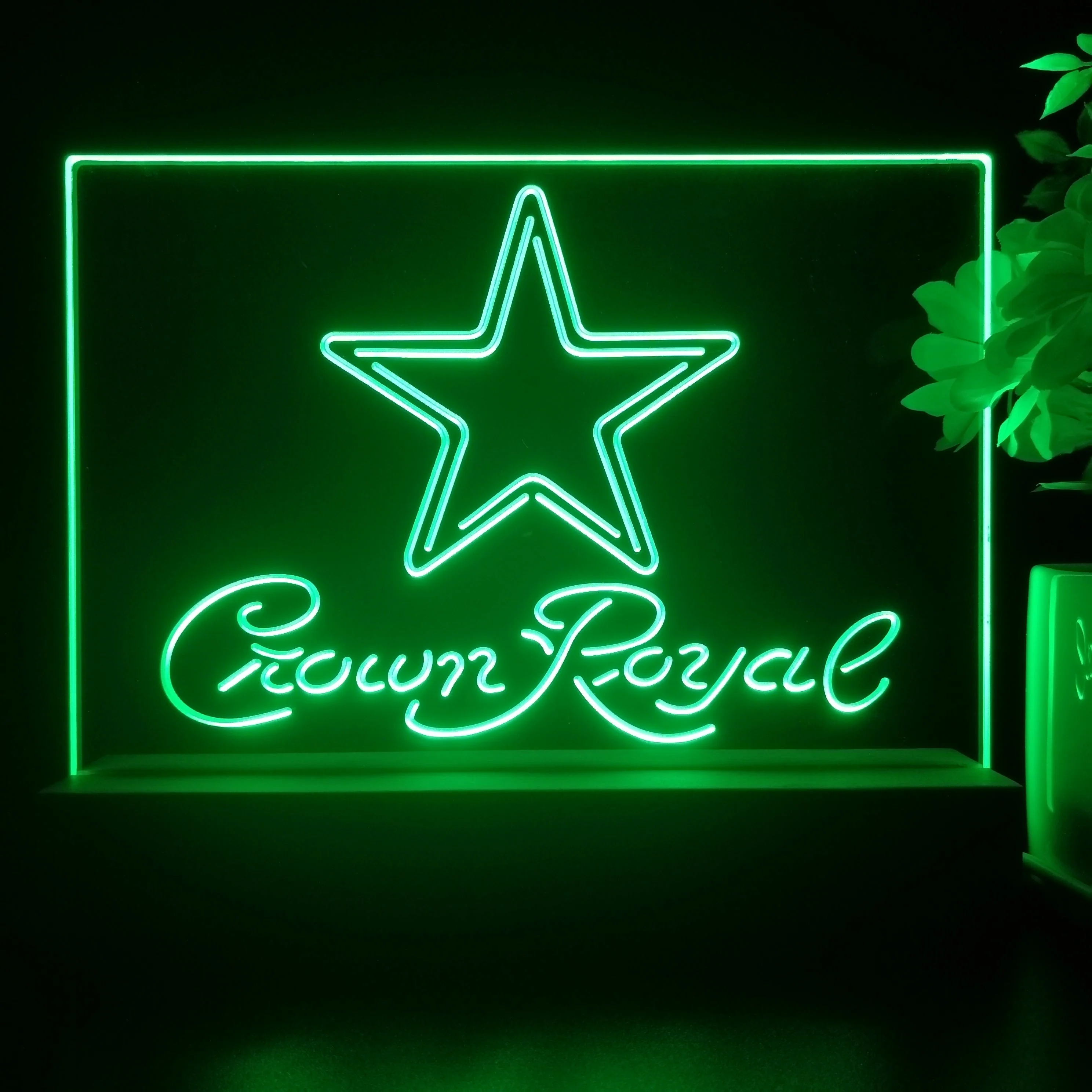 Crown Royal Bar Dallas Cowboys Est. 1960 Night Light Pub Bar Lamp - Image 4