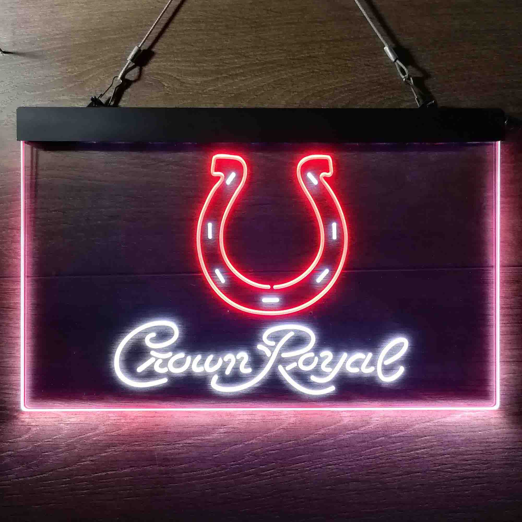 Indianapolis Colts Crown Royal Bar Neon-Like LED Sign - Image 11