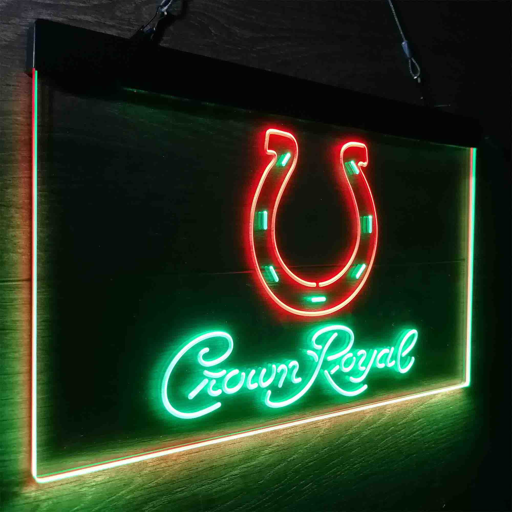 Indianapolis Colts Crown Royal Bar Neon-Like LED Sign - Image 22