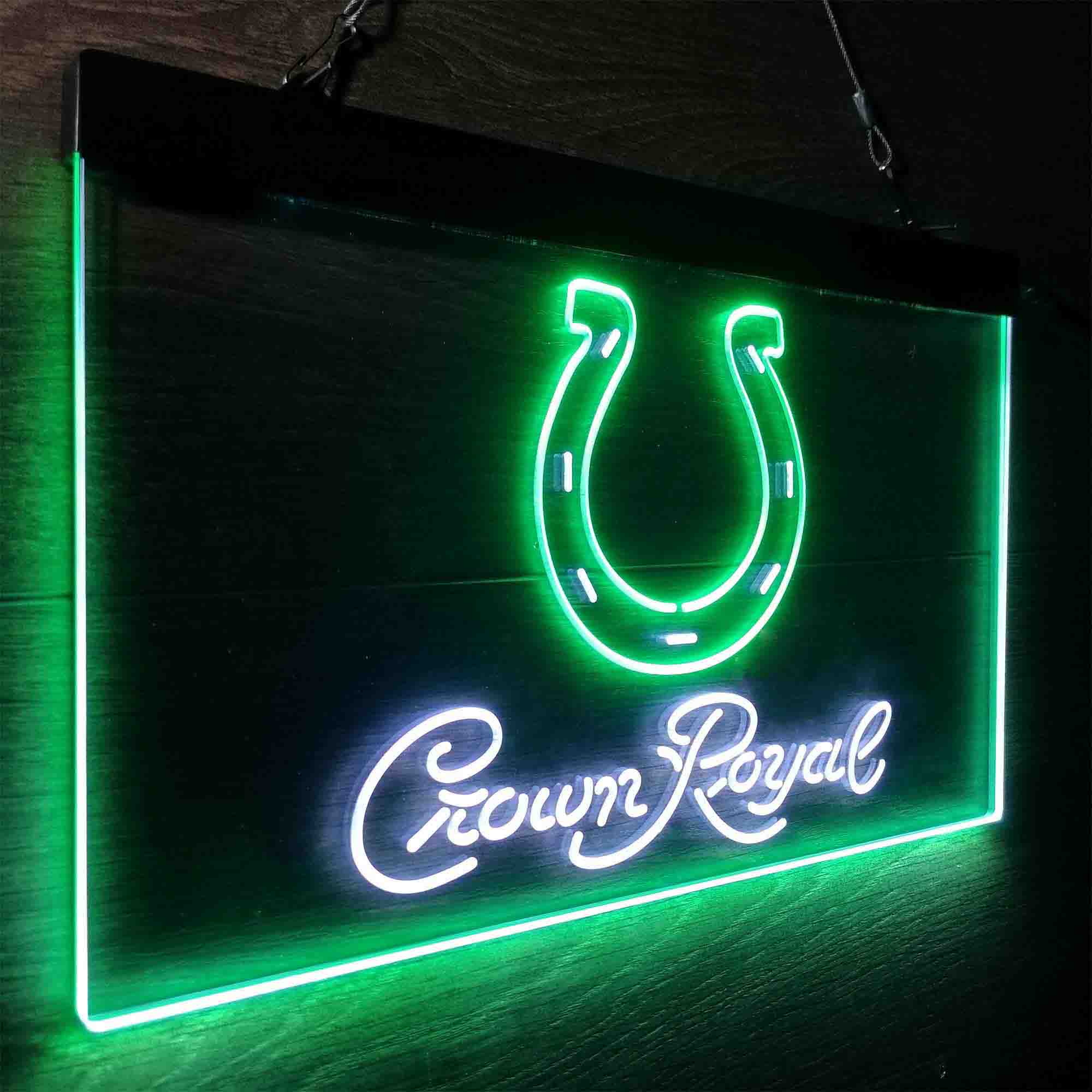 Indianapolis Colts Crown Royal Bar Neon-Like LED Sign - Image 26
