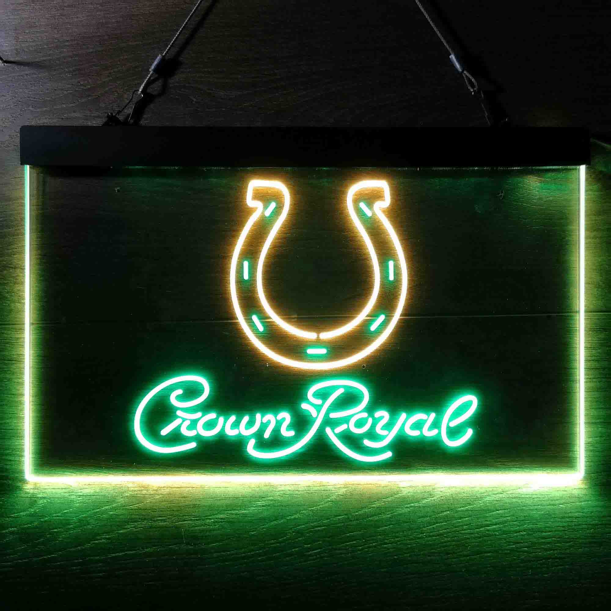 Indianapolis Colts Crown Royal Bar Neon-Like LED Sign - Image 7