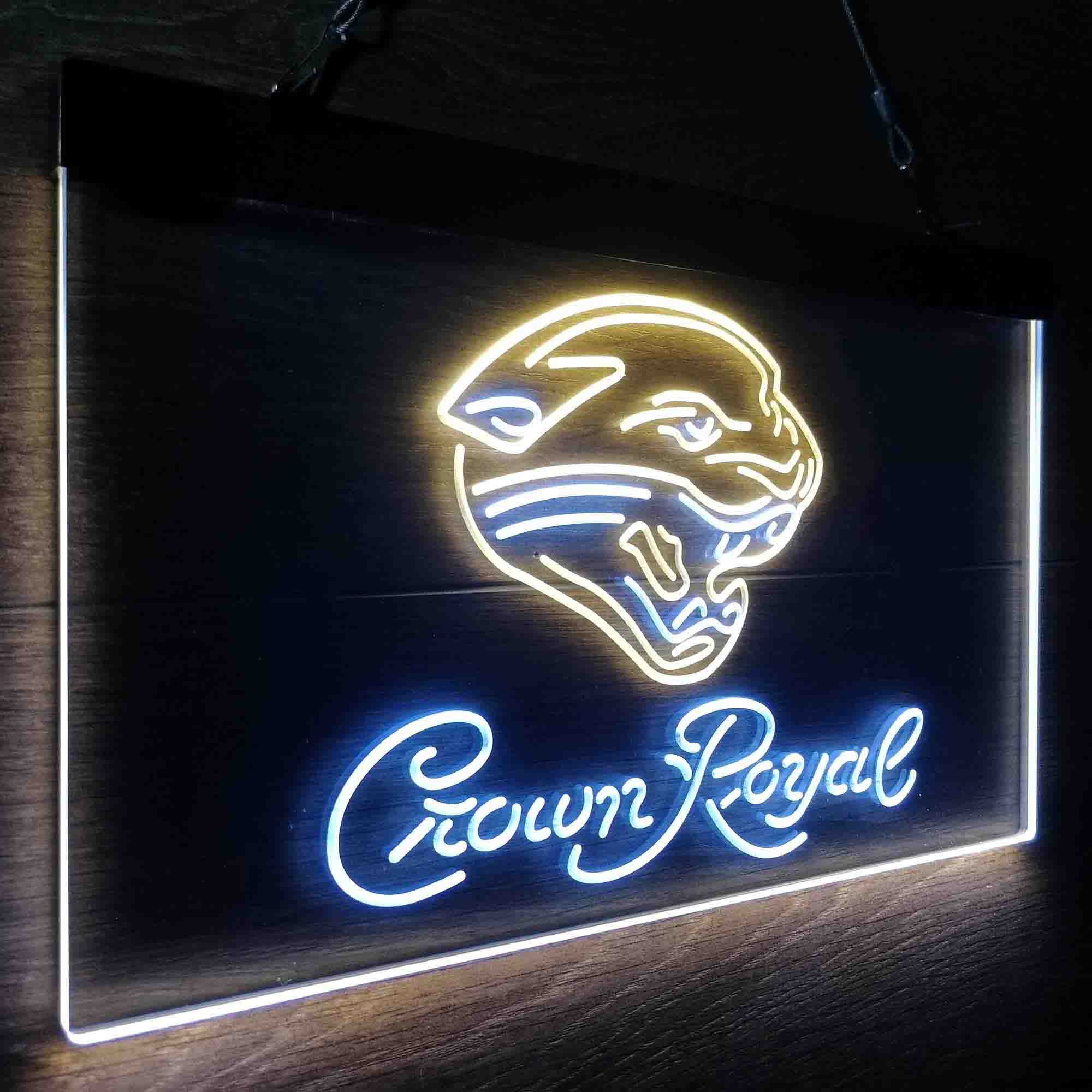 Jacksonville Jaguars Crown Royal Neon-Like LED Sign - Image 15