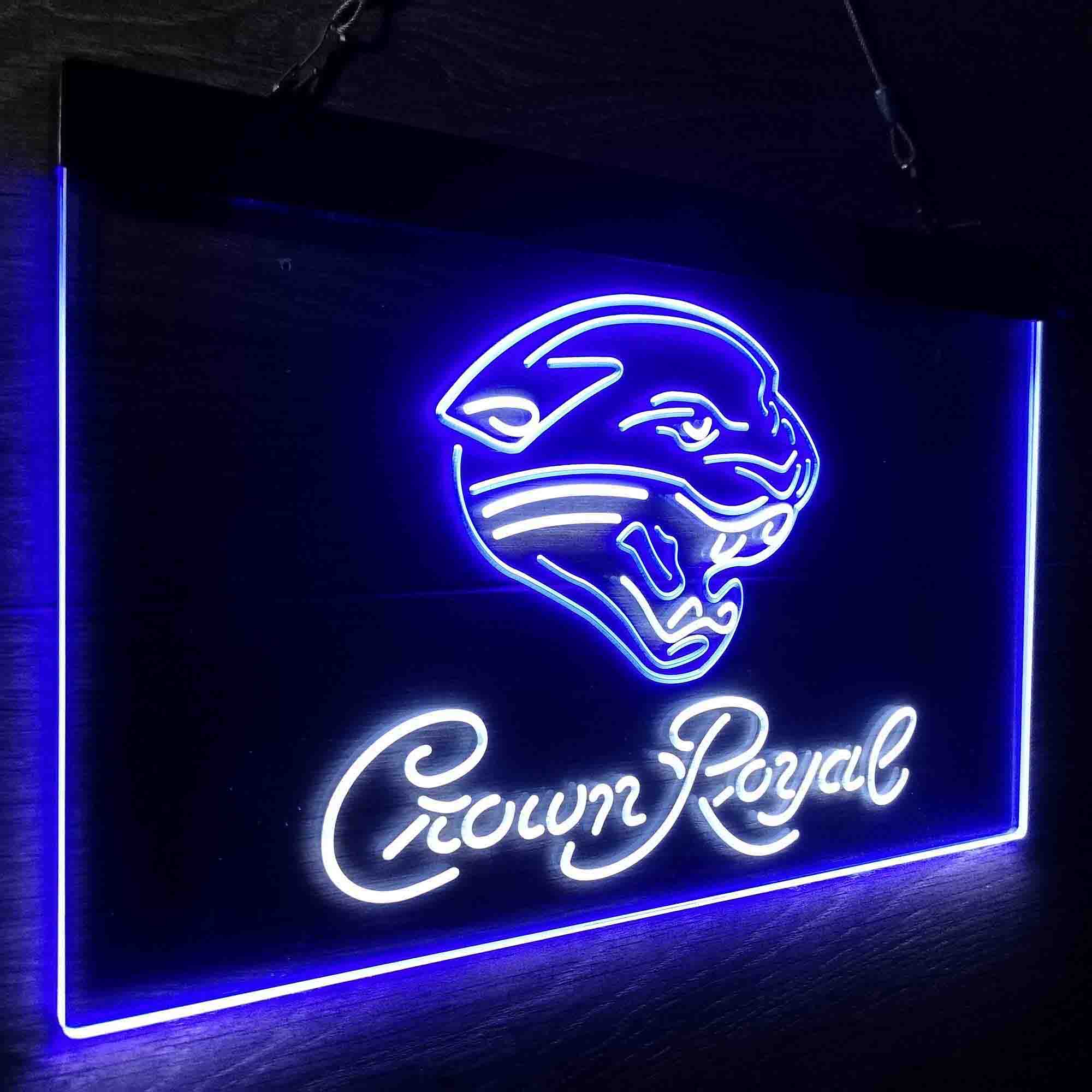 Jacksonville Jaguars Crown Royal Neon-Like LED Sign - Image 20