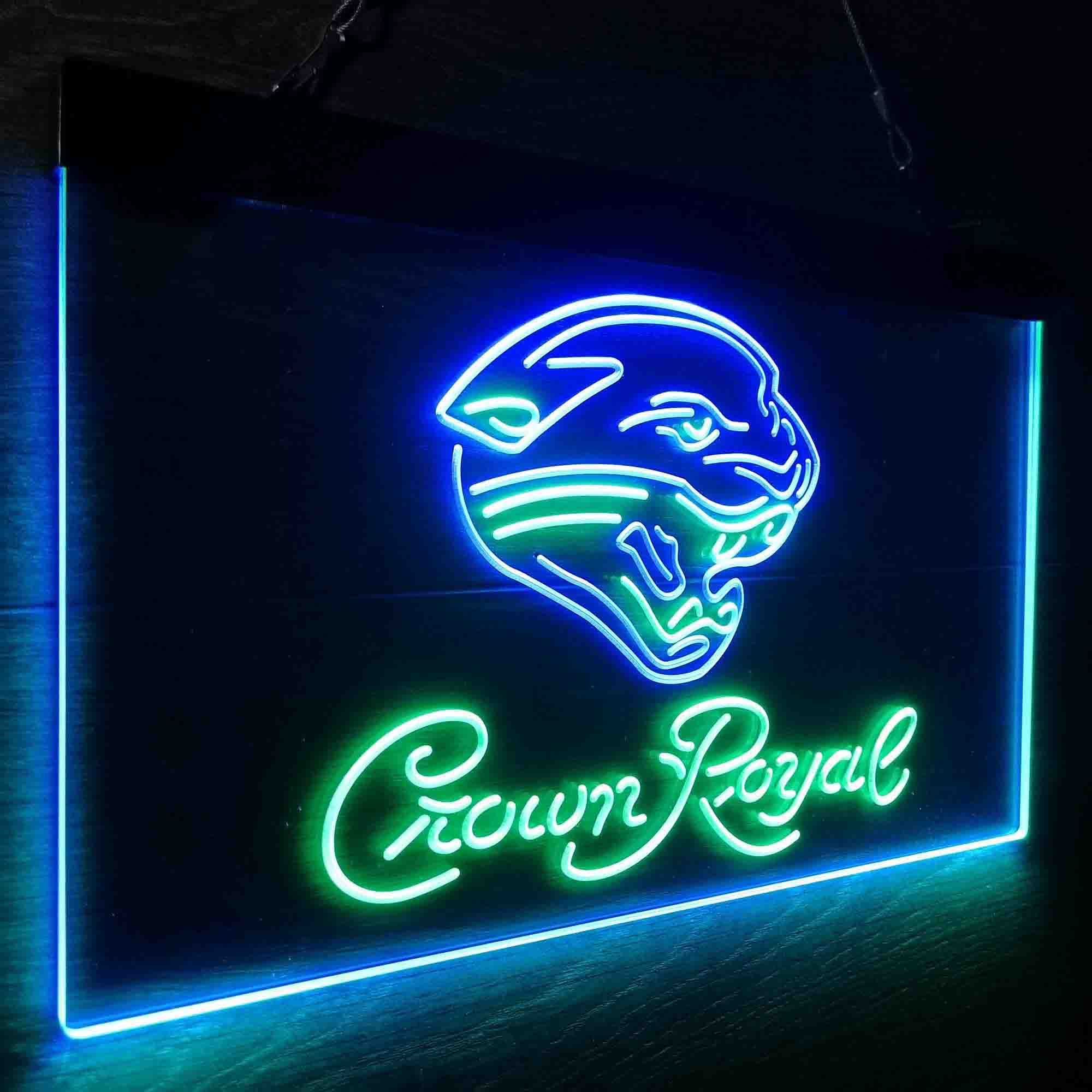 Jacksonville Jaguars Crown Royal Neon-Like LED Sign - Image 21