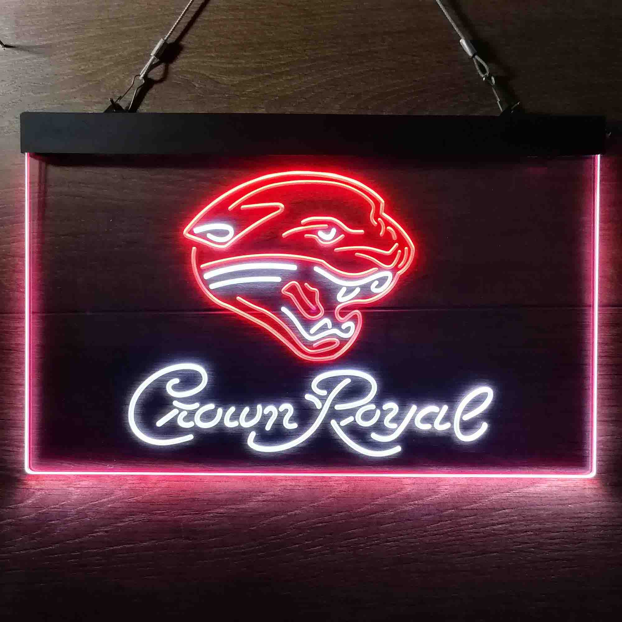 Jacksonville Jaguars Crown Royal Neon-Like LED Sign - Image 3