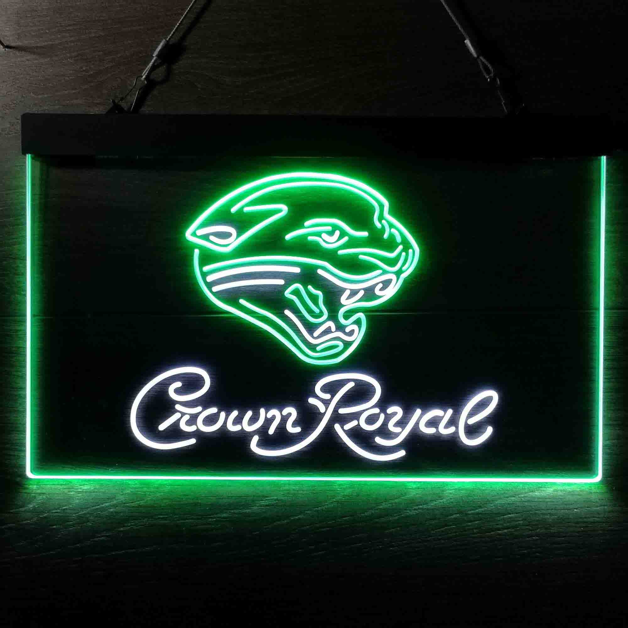 Jacksonville Jaguars Crown Royal Neon-Like LED Sign - Image 6