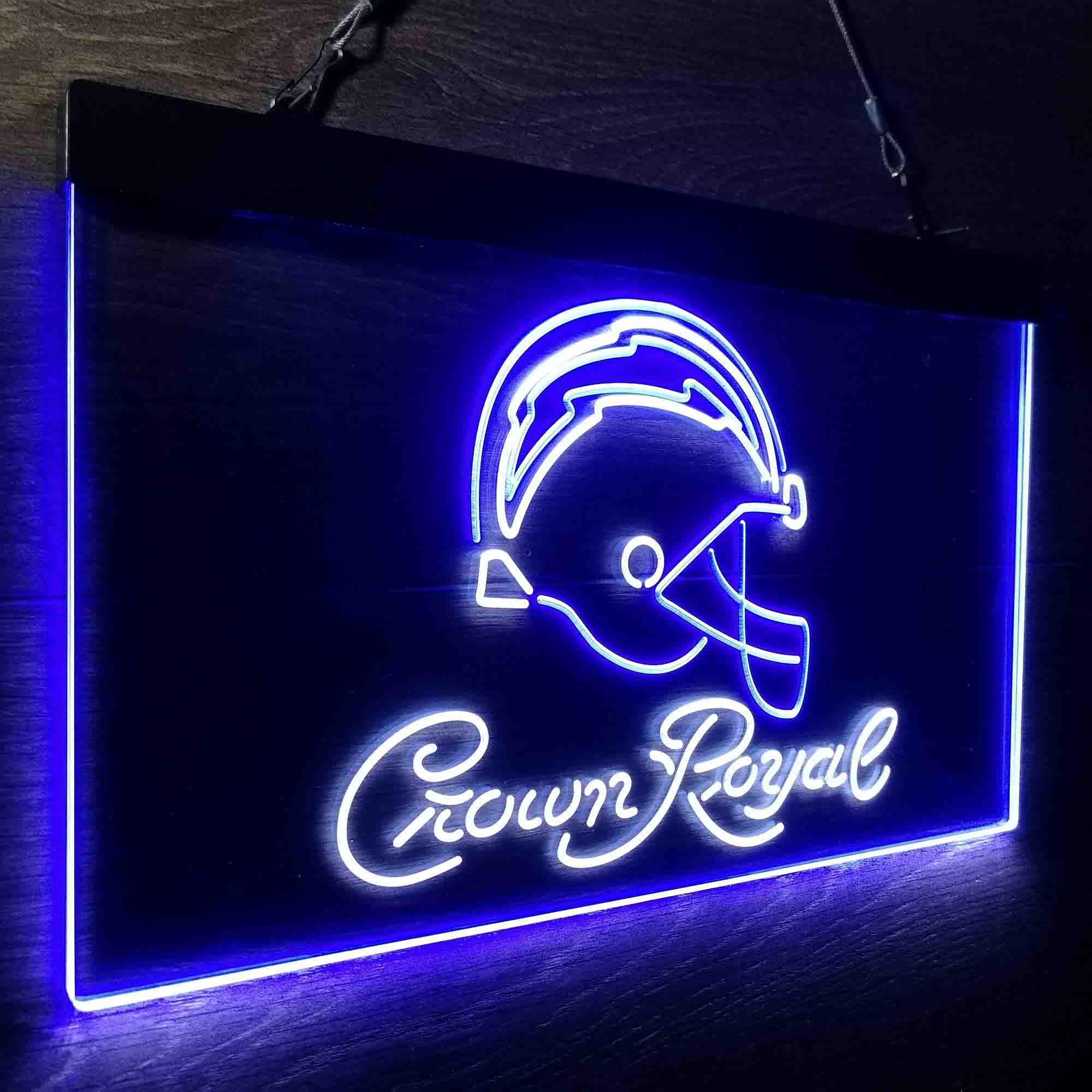 Los Angeles Chargers Crown Royal Neon-Like LED Sign - Image 19