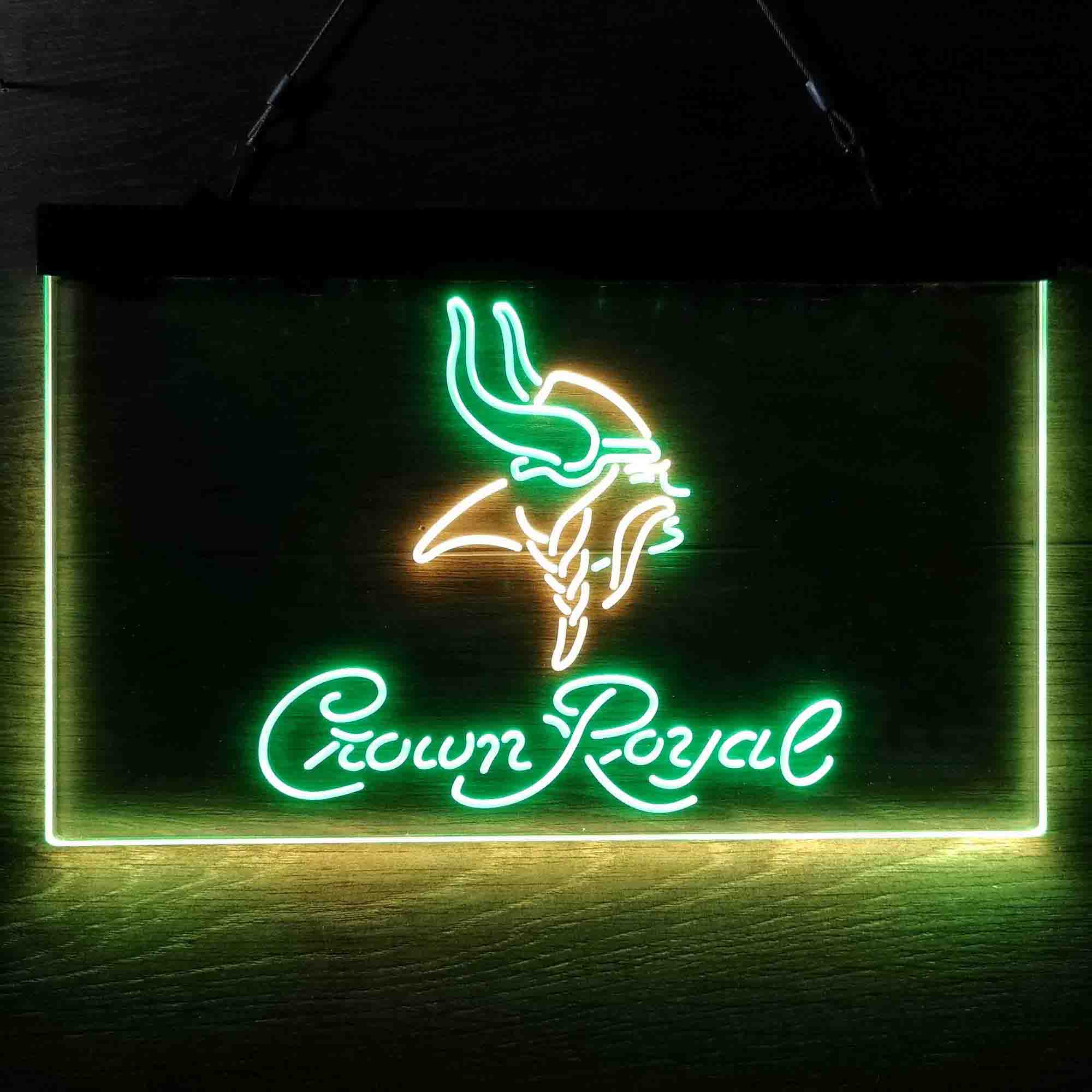 Minnesota Vikings Crown Royal Neon-Like LED Sign - Image 10