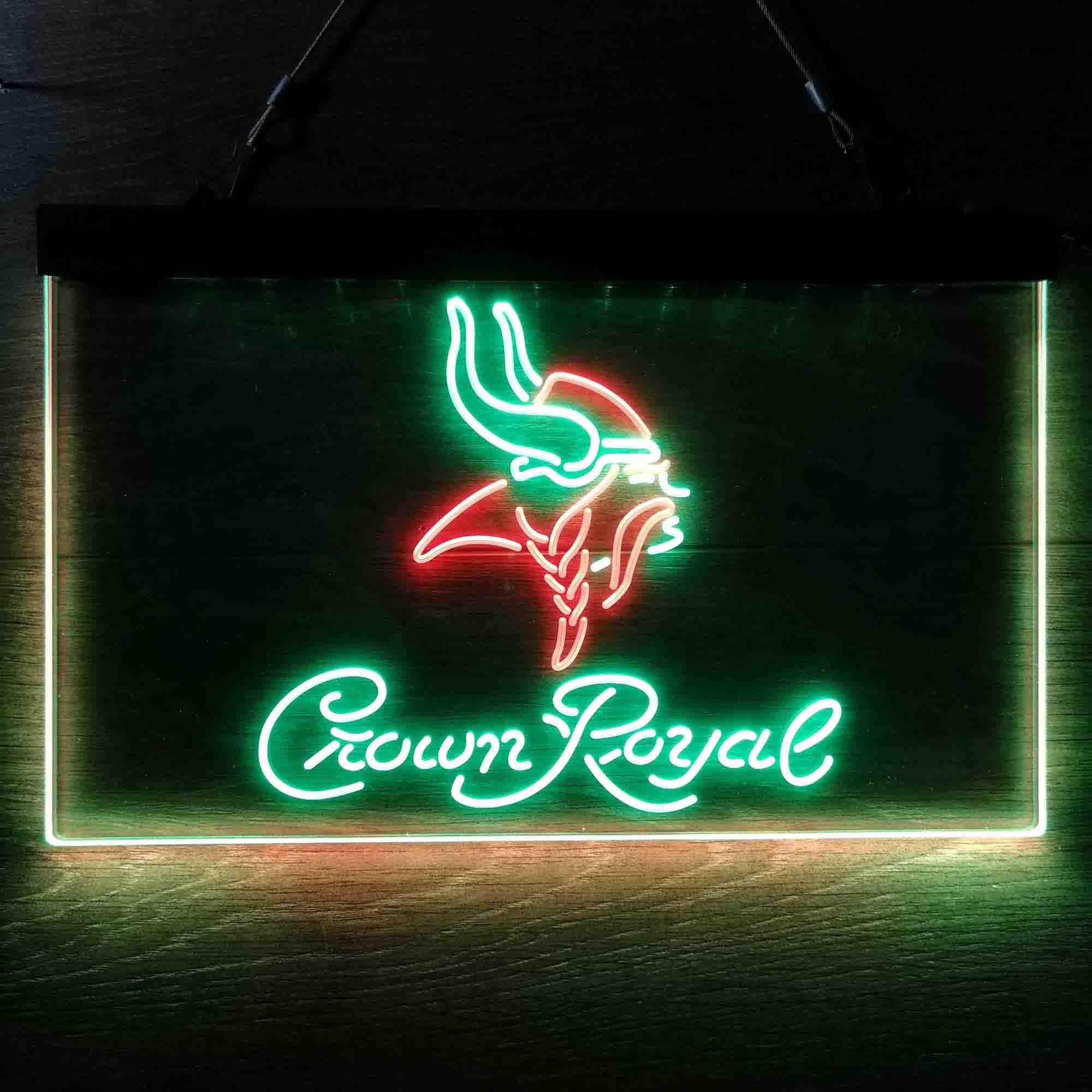 Minnesota Vikings Crown Royal Neon-Like LED Sign - Image 12