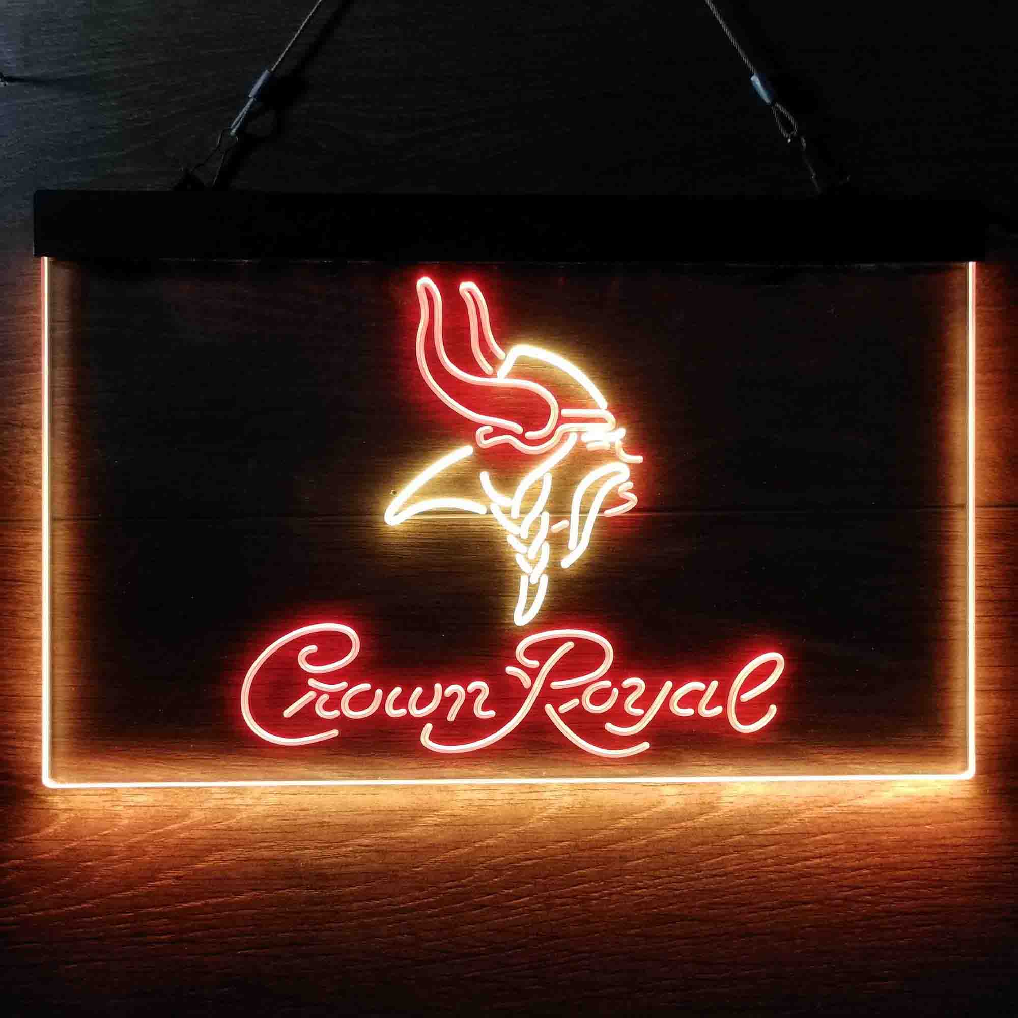 Minnesota Vikings Crown Royal Neon-Like LED Sign - Image 13