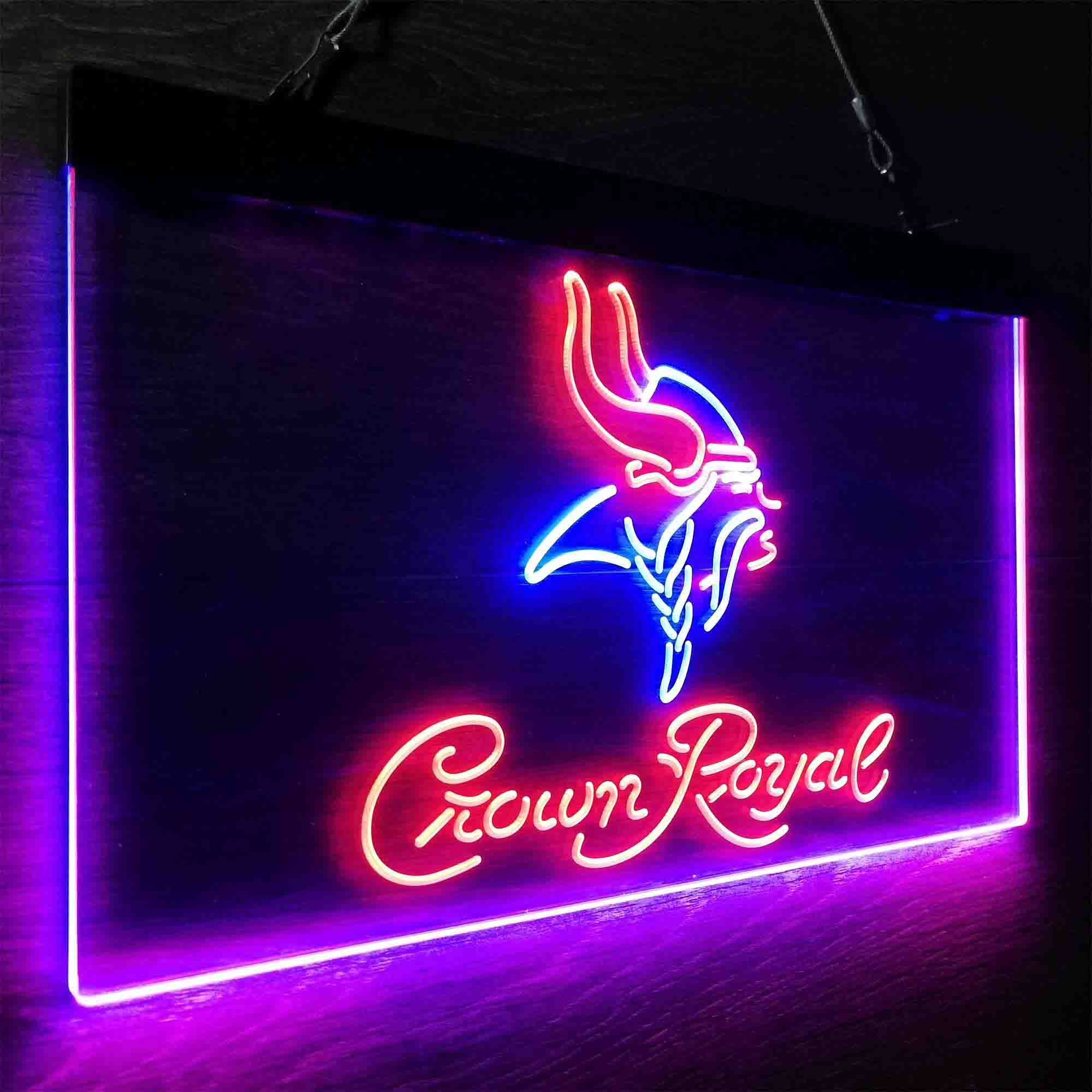 Minnesota Vikings Crown Royal Neon-Like LED Sign - Image 14