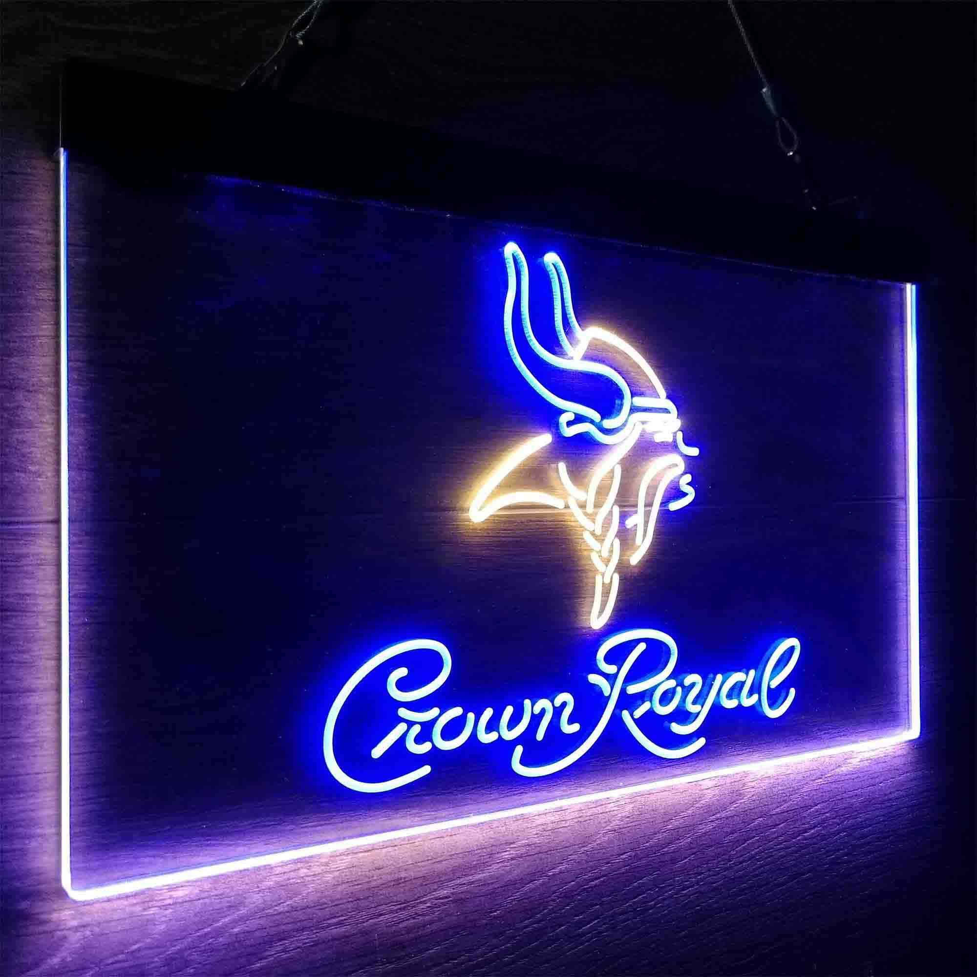 Minnesota Vikings Crown Royal Neon-Like LED Sign - Image 24