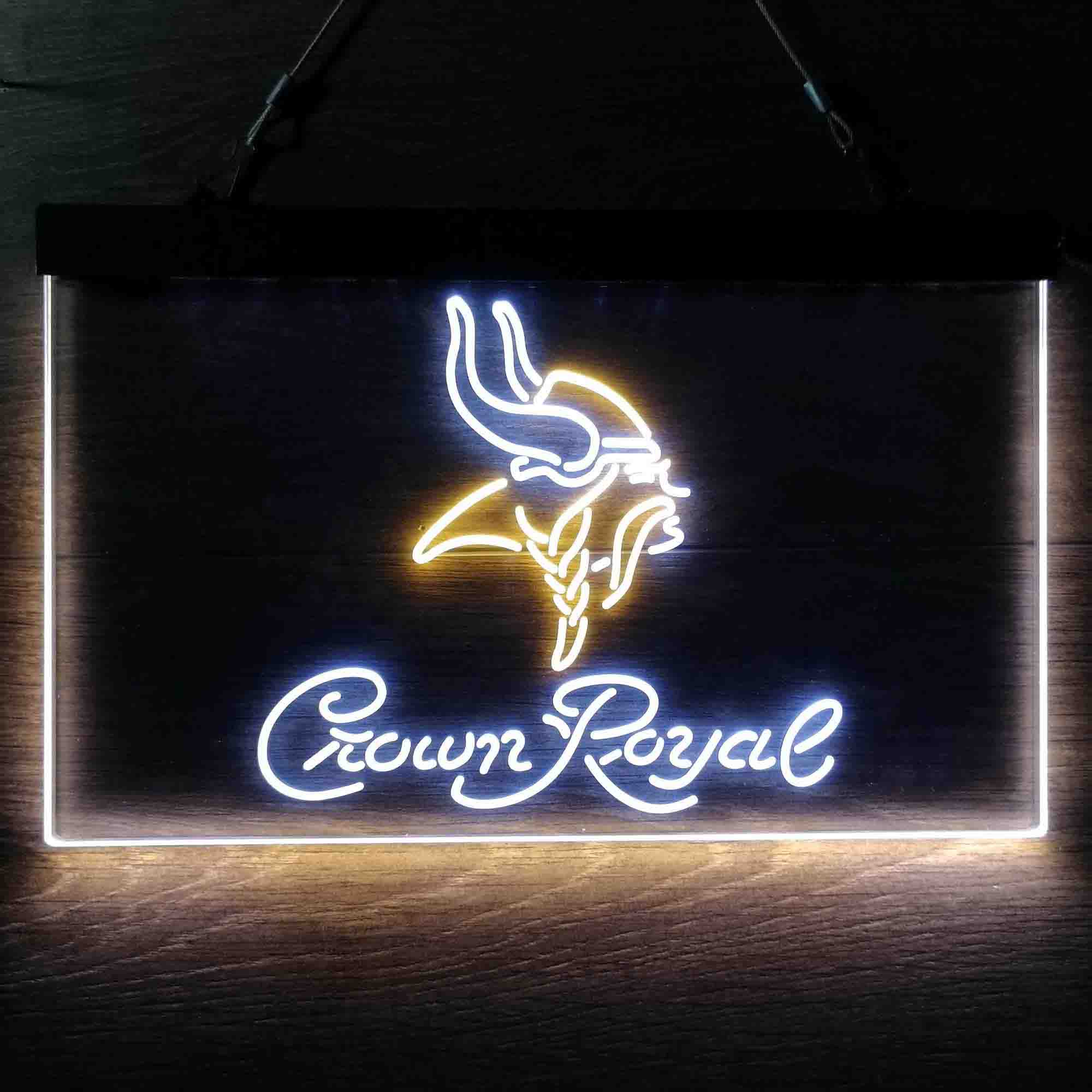 Minnesota Vikings Crown Royal Neon-Like LED Sign - Image 6