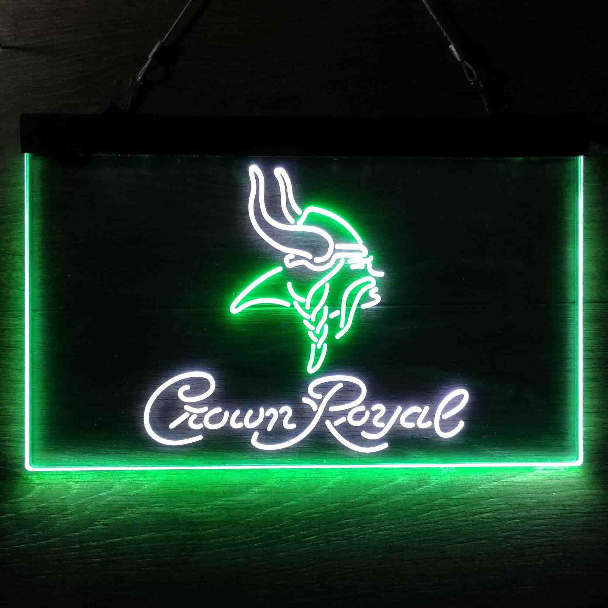Minnesota Vikings Crown Royal Neon-Like LED Sign - Image 8