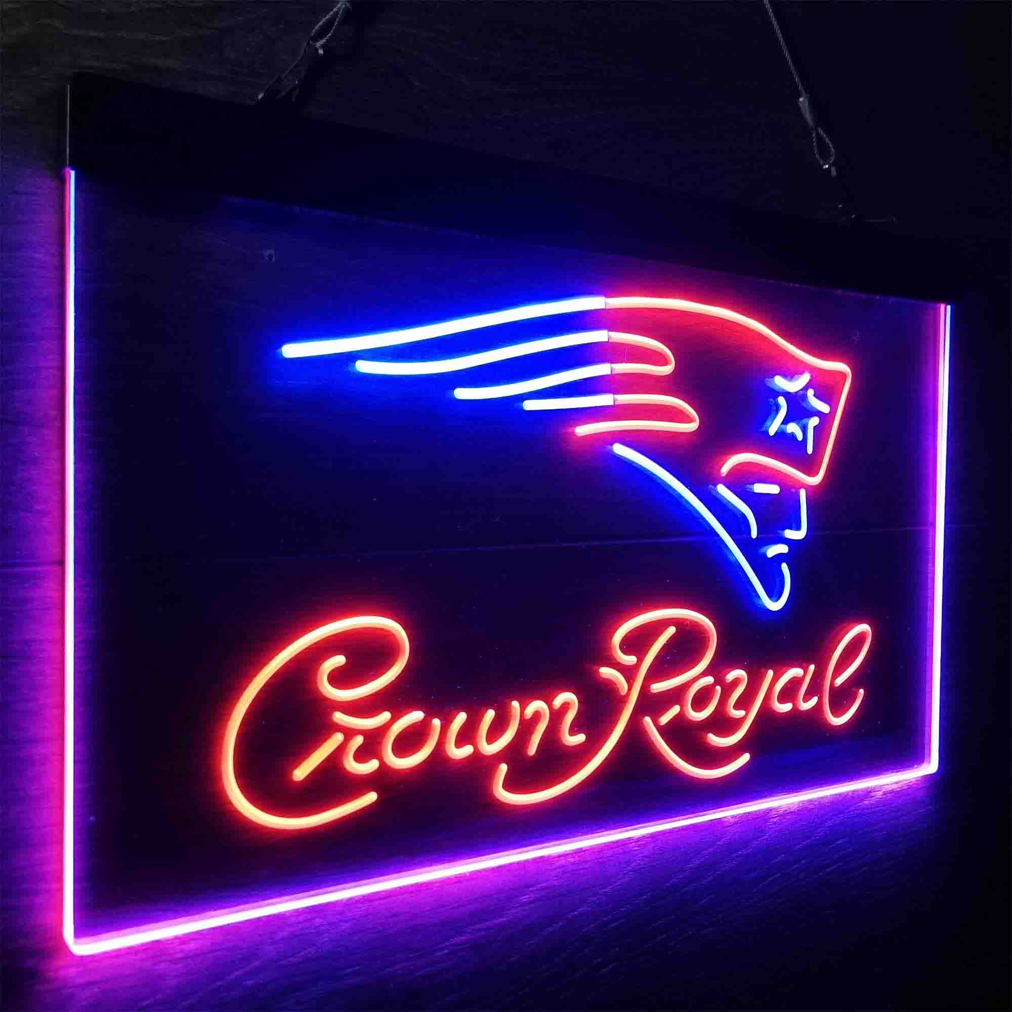 New England Patriots Crown Royal Neon-Like LED Sign - Image 17