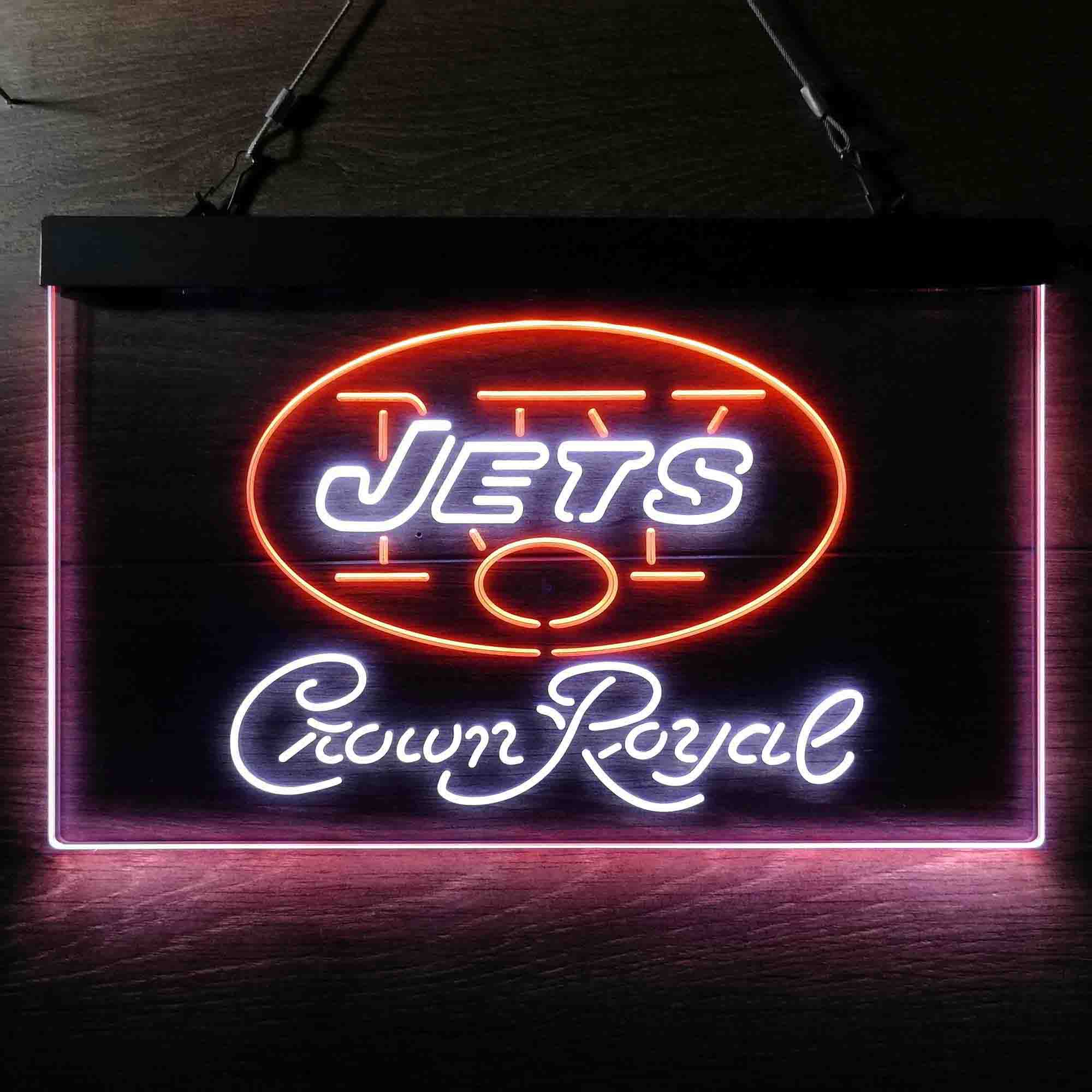 New York Jets Crown Royal Neon-Like LED Sign - Image 13