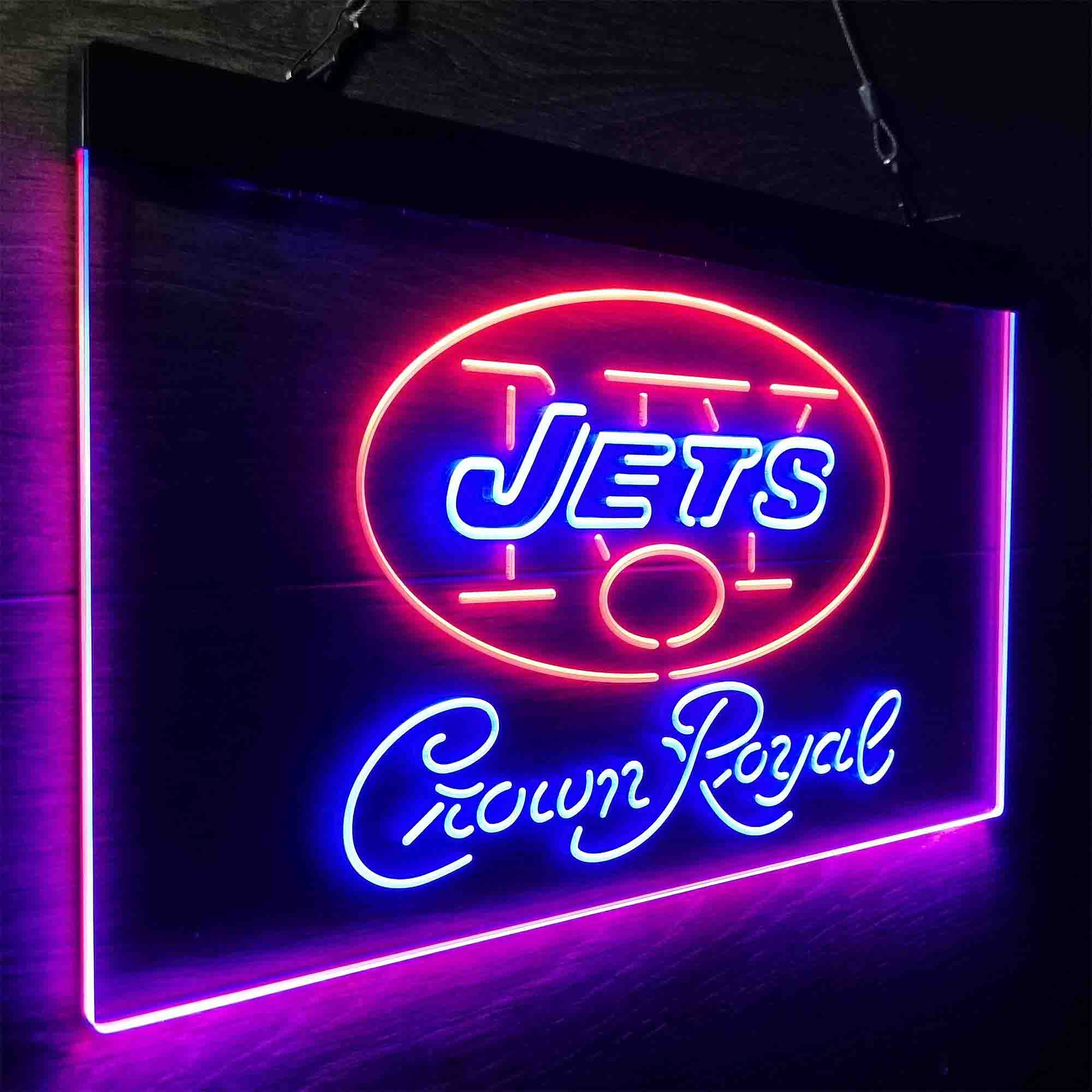 New York Jets Crown Royal Neon-Like LED Sign - Image 14