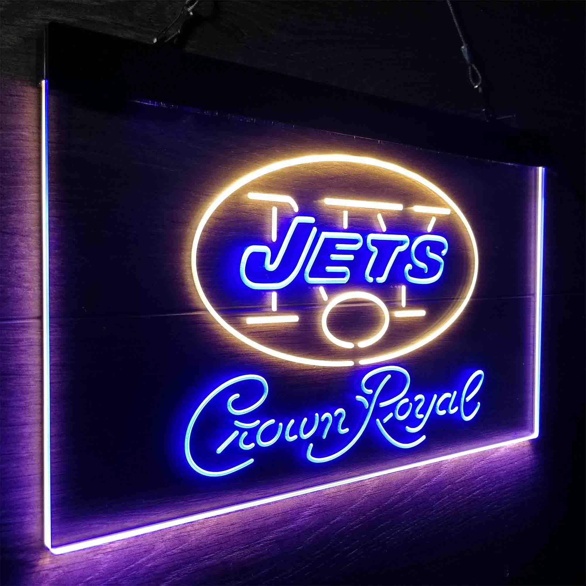 New York Jets Crown Royal Neon-Like LED Sign - Image 16