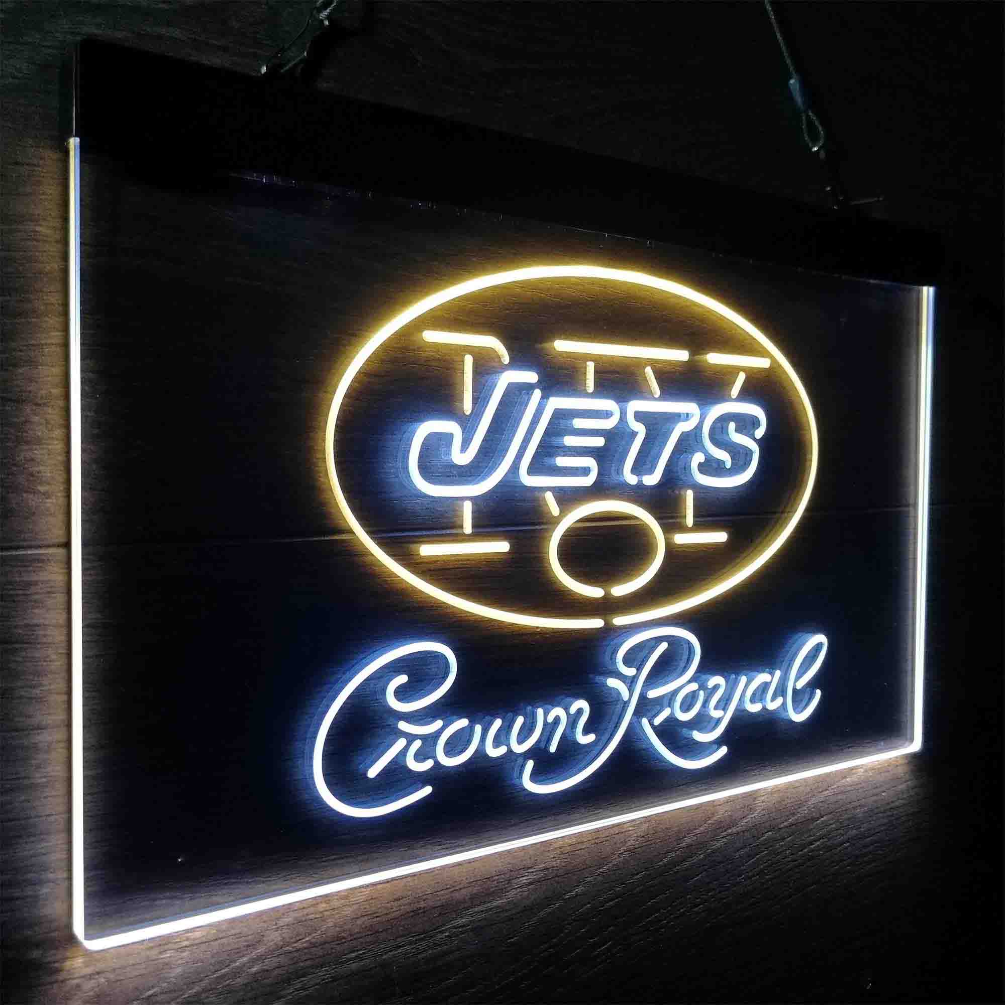 New York Jets Crown Royal Neon-Like LED Sign - Image 19