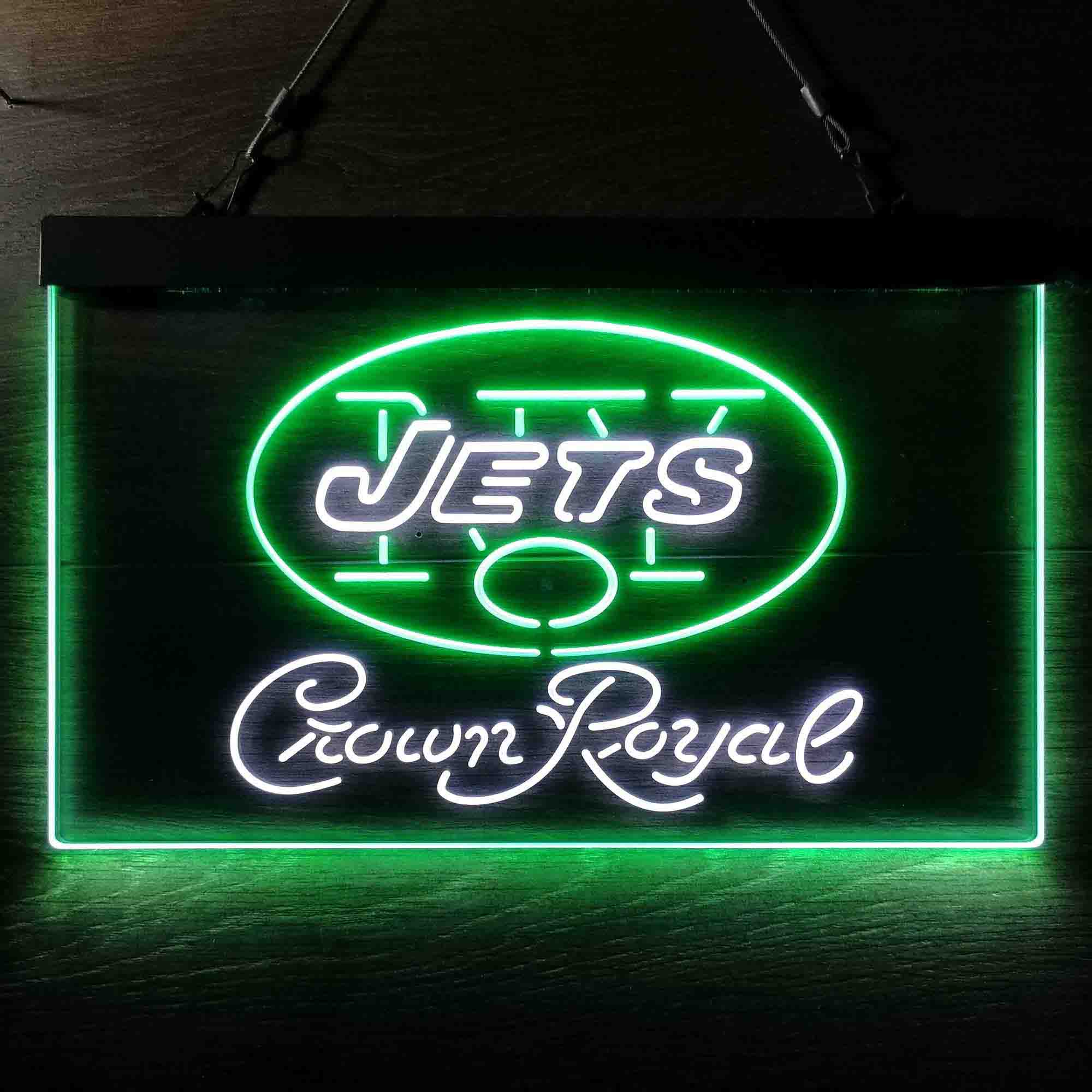 New York Jets Crown Royal Neon-Like LED Sign - Image 9