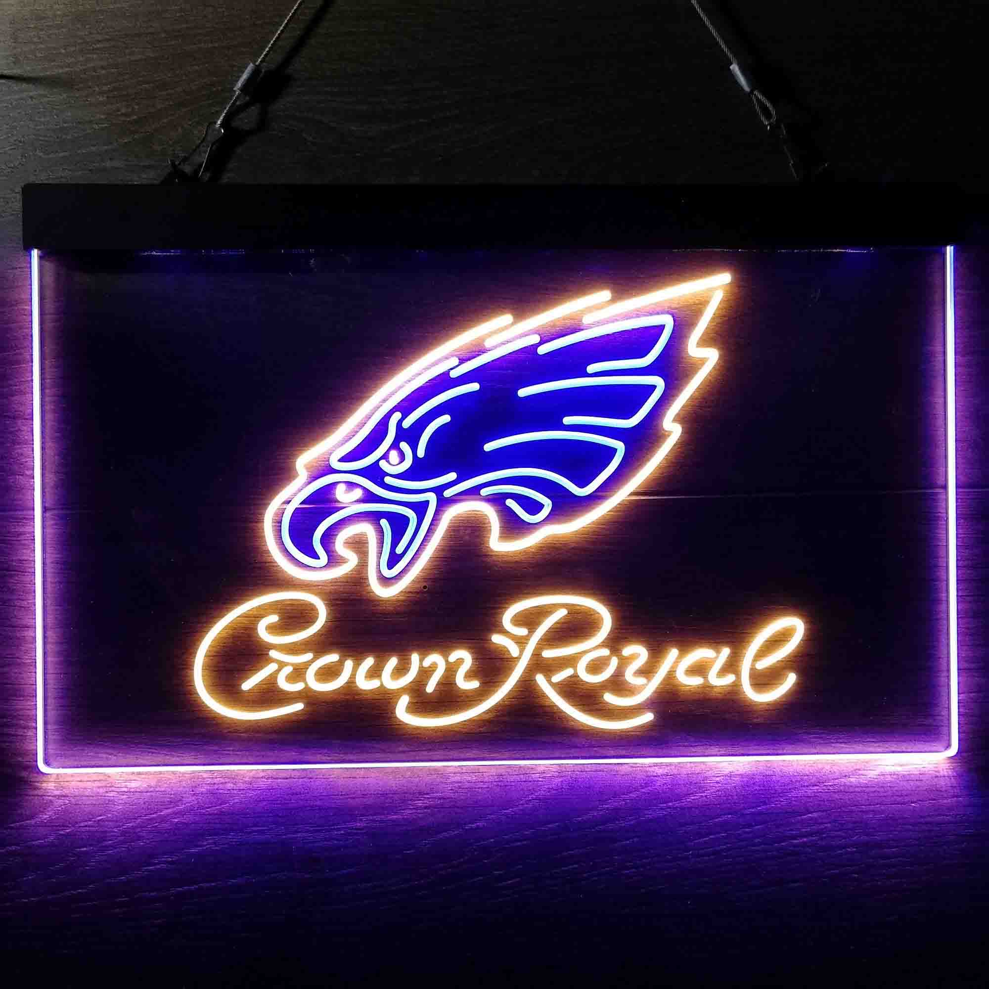 Philadelphia Eagles Crown Royal Neon-Like LED Sign - Image 11