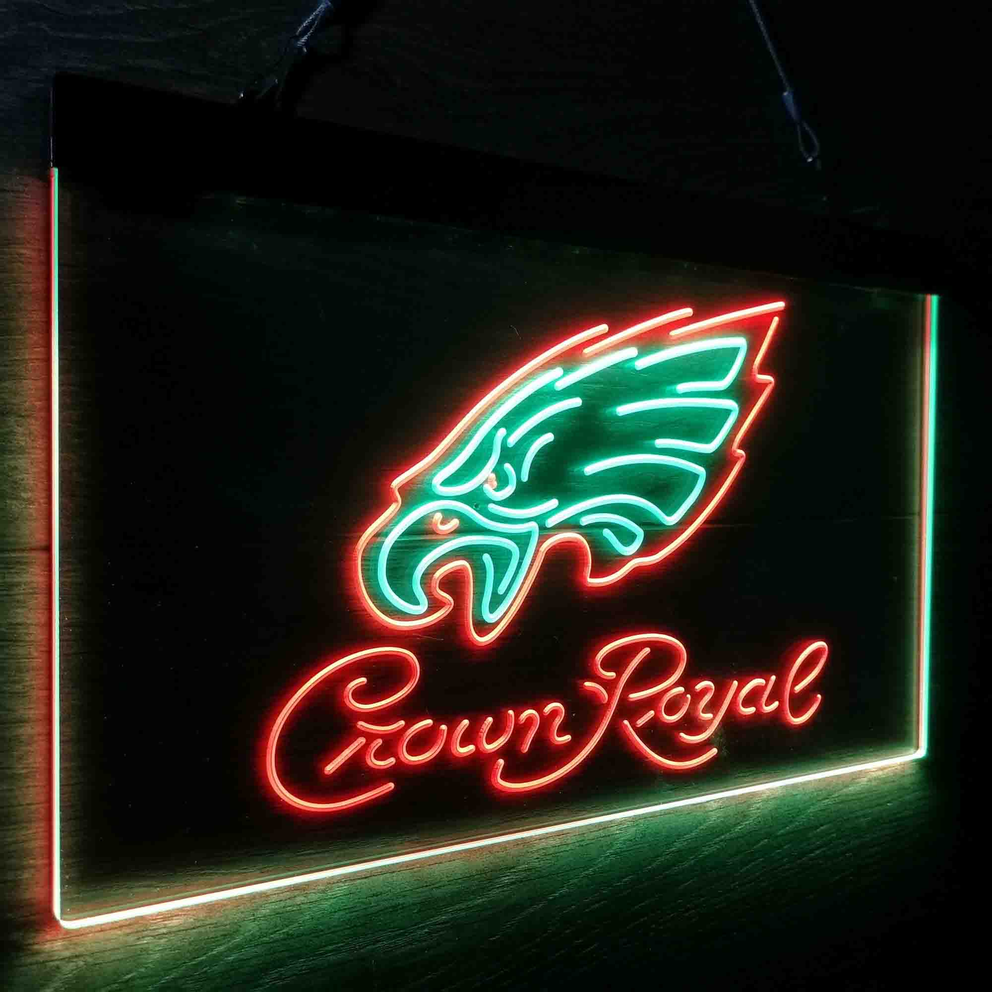 Philadelphia Eagles Crown Royal Neon-Like LED Sign - Image 14