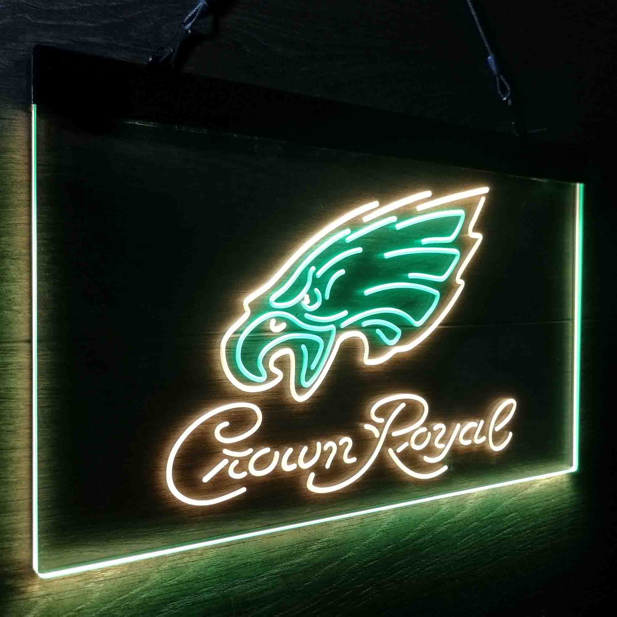 Philadelphia Eagles Crown Royal Neon-Like LED Sign - Image 16