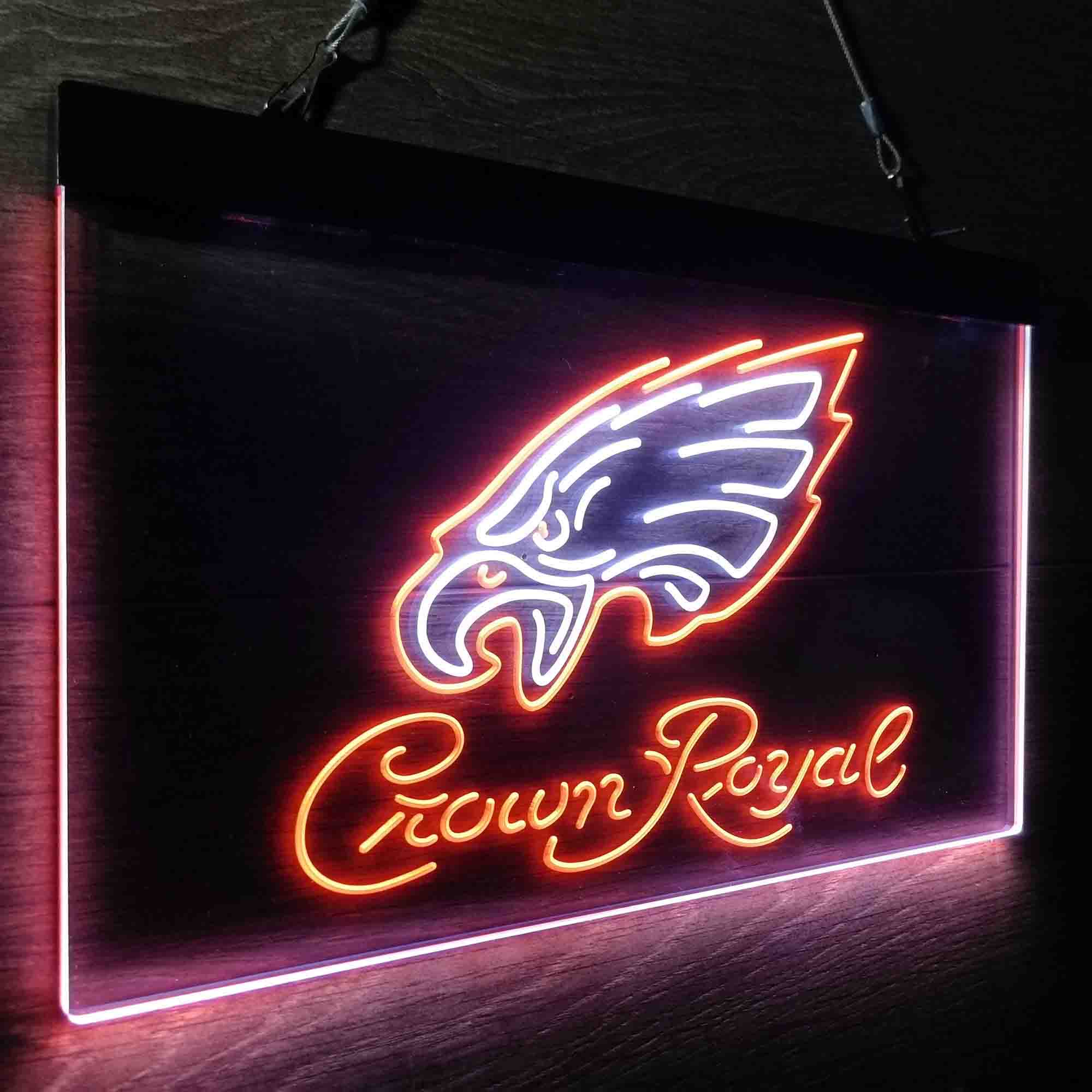 Philadelphia Eagles Crown Royal Neon-Like LED Sign - Image 17