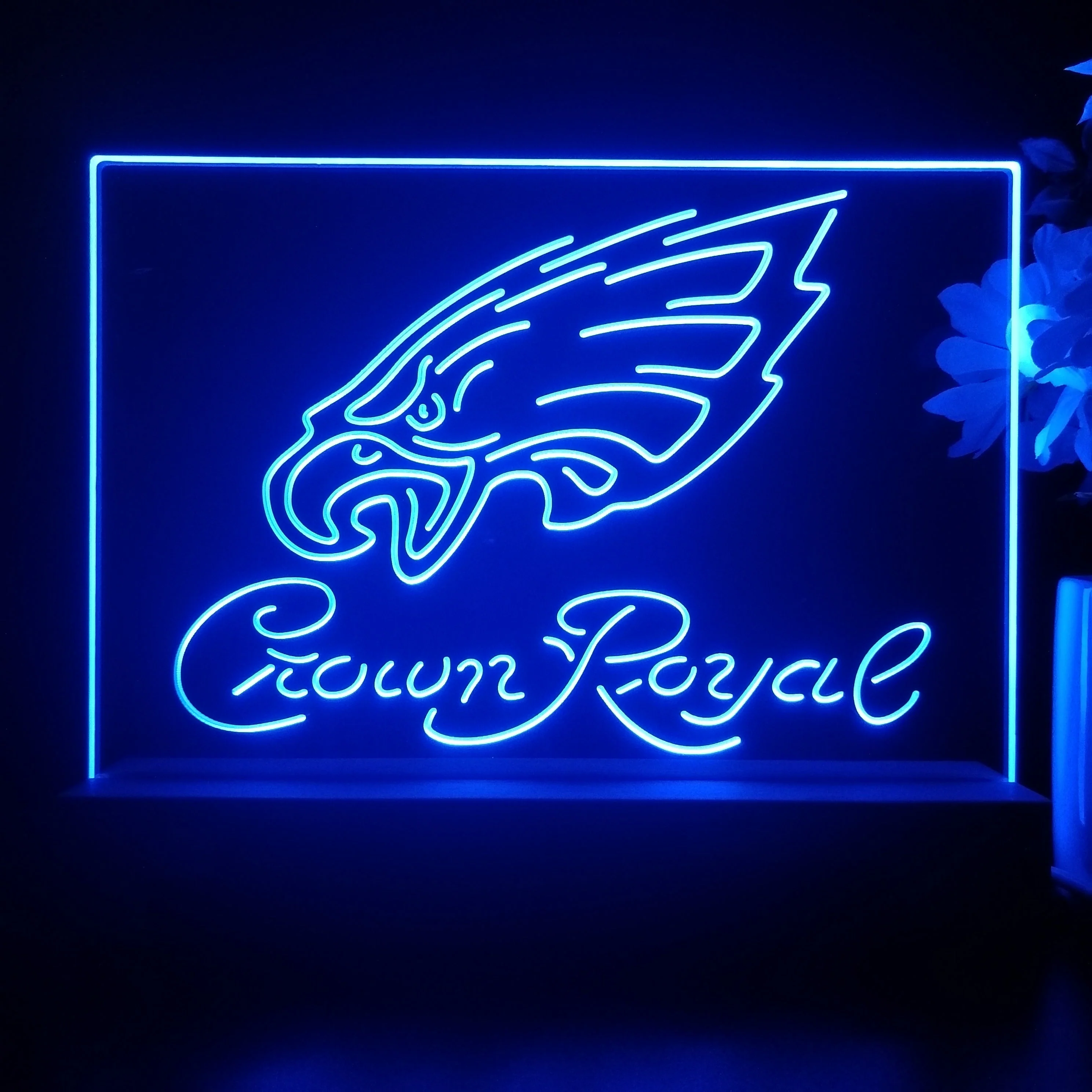 Crown Royal Bar Philadelphia Eagles Est. 1933 Night Light Pub Bar Lamp - Image 4