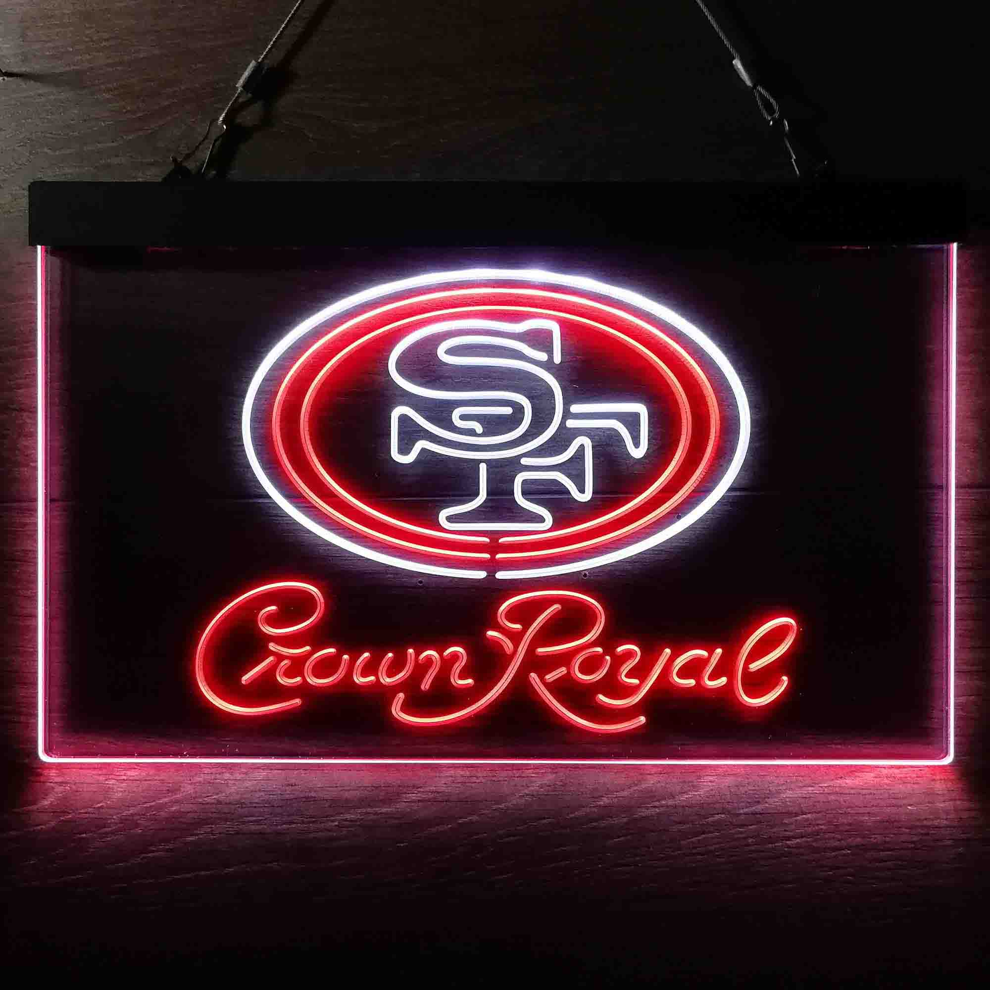 San Francisco 49ers Crown Royal Neon-Like LED Sign