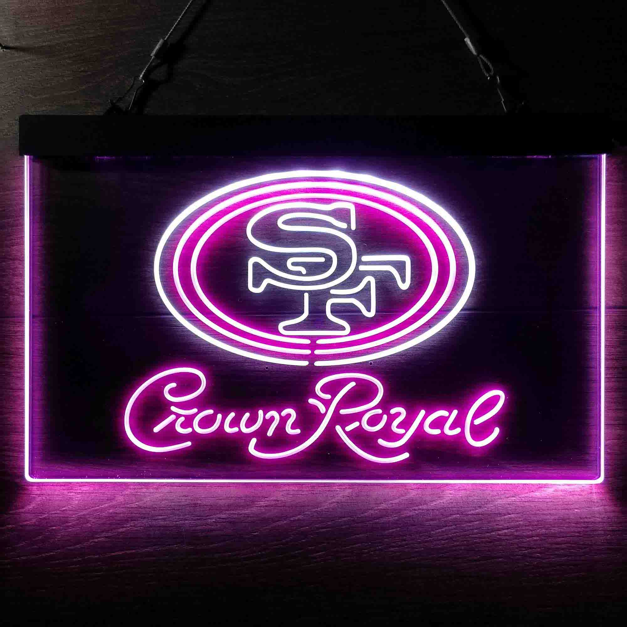 San Francisco 49ers Crown Royal Neon-Like LED Sign - Image 10