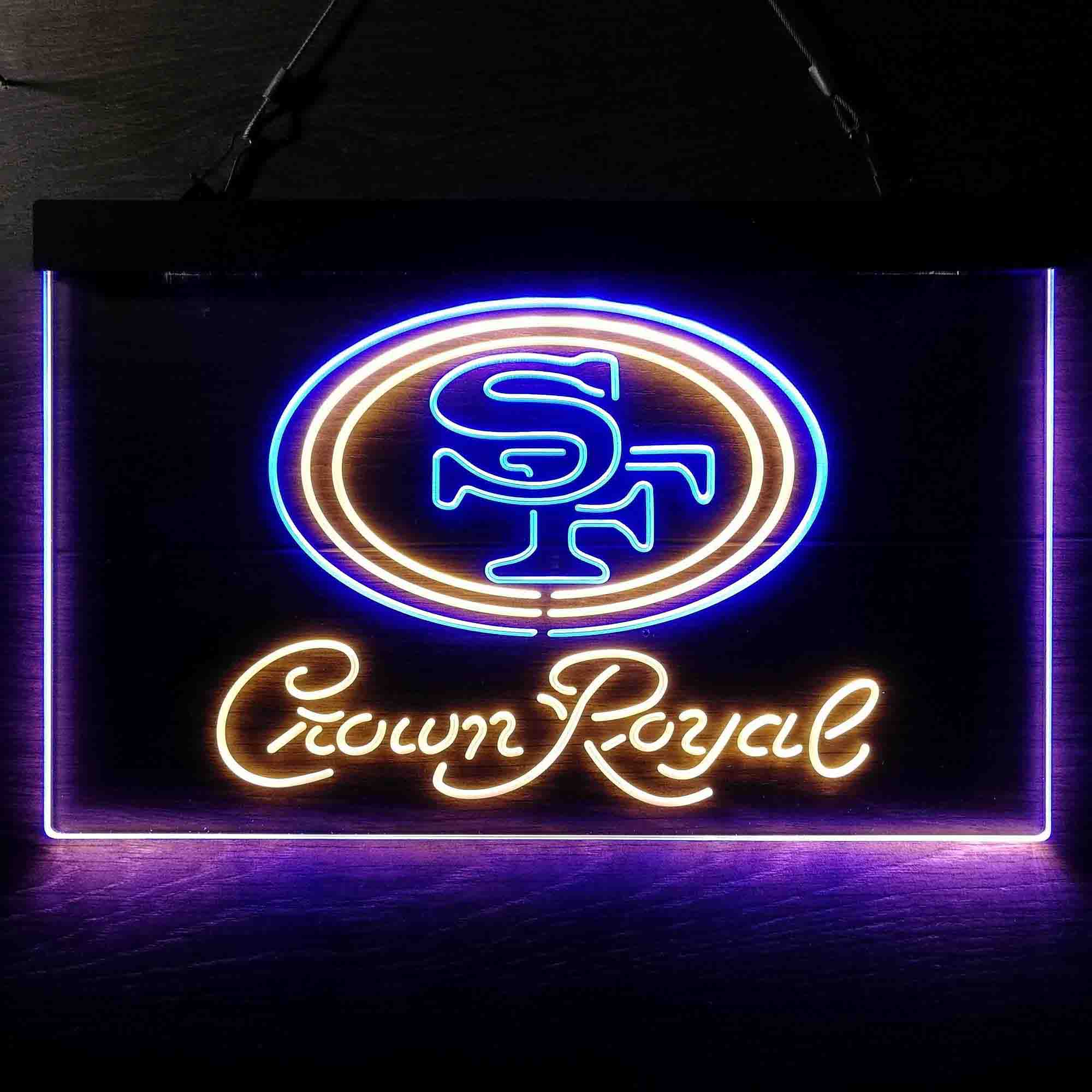 San Francisco 49ers Crown Royal Neon-Like LED Sign - Image 11