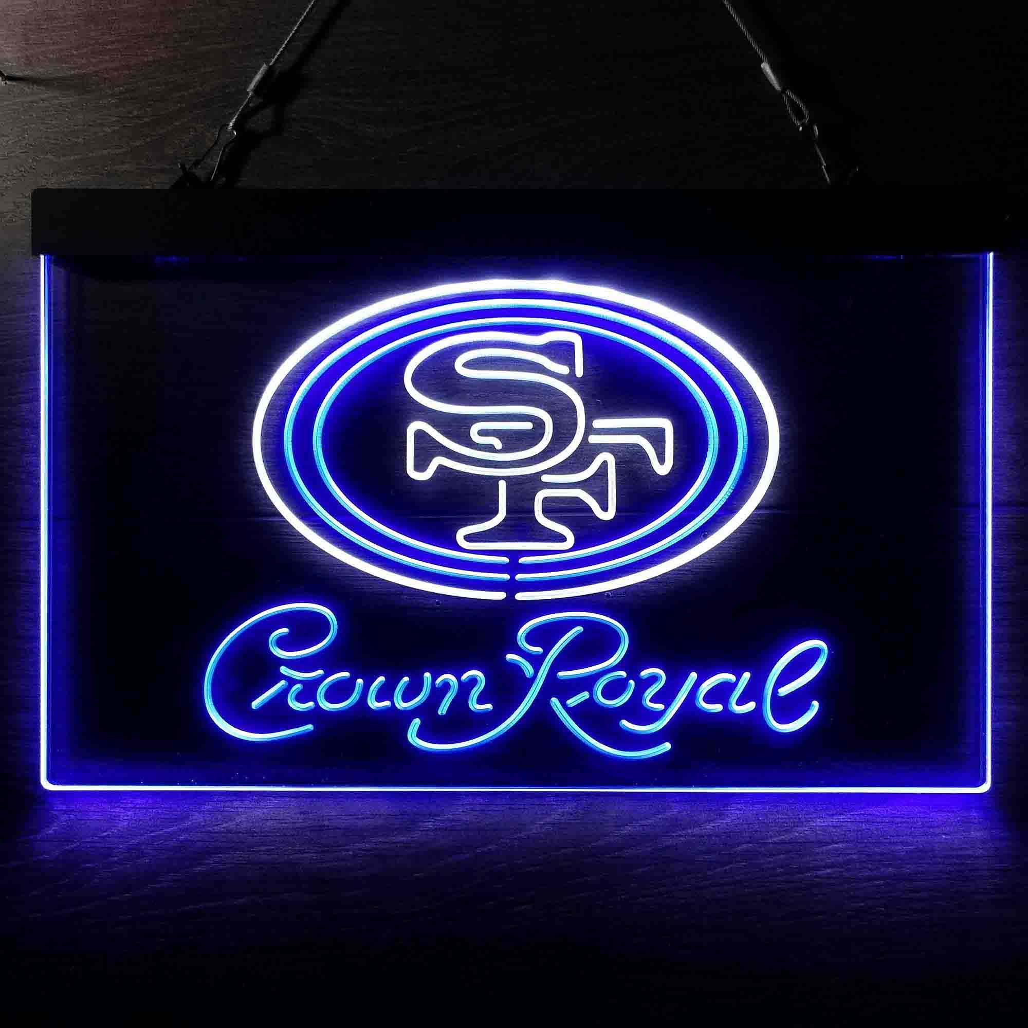 San Francisco 49ers Crown Royal Neon-Like LED Sign - Image 12