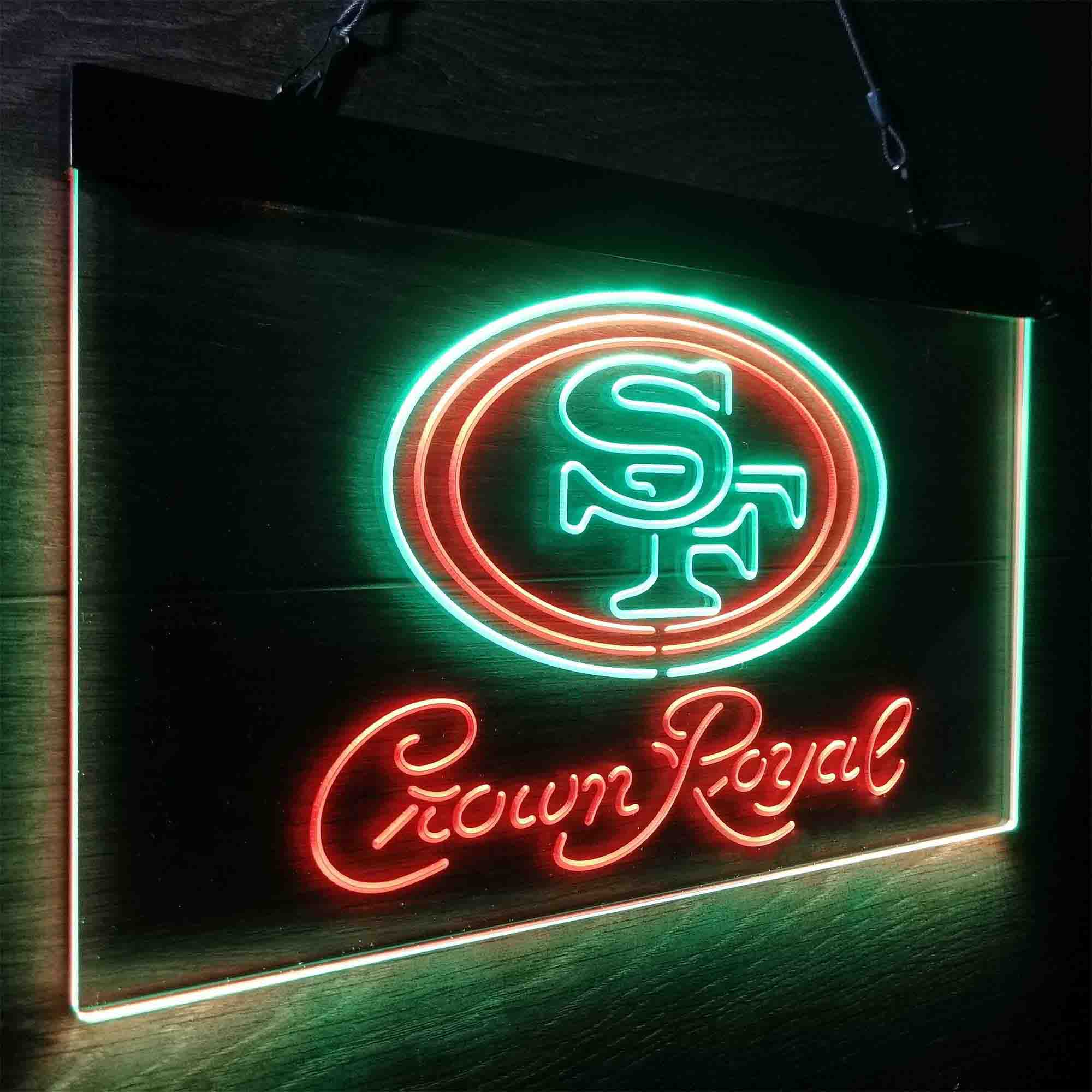 San Francisco 49ers Crown Royal Neon-Like LED Sign - Image 21