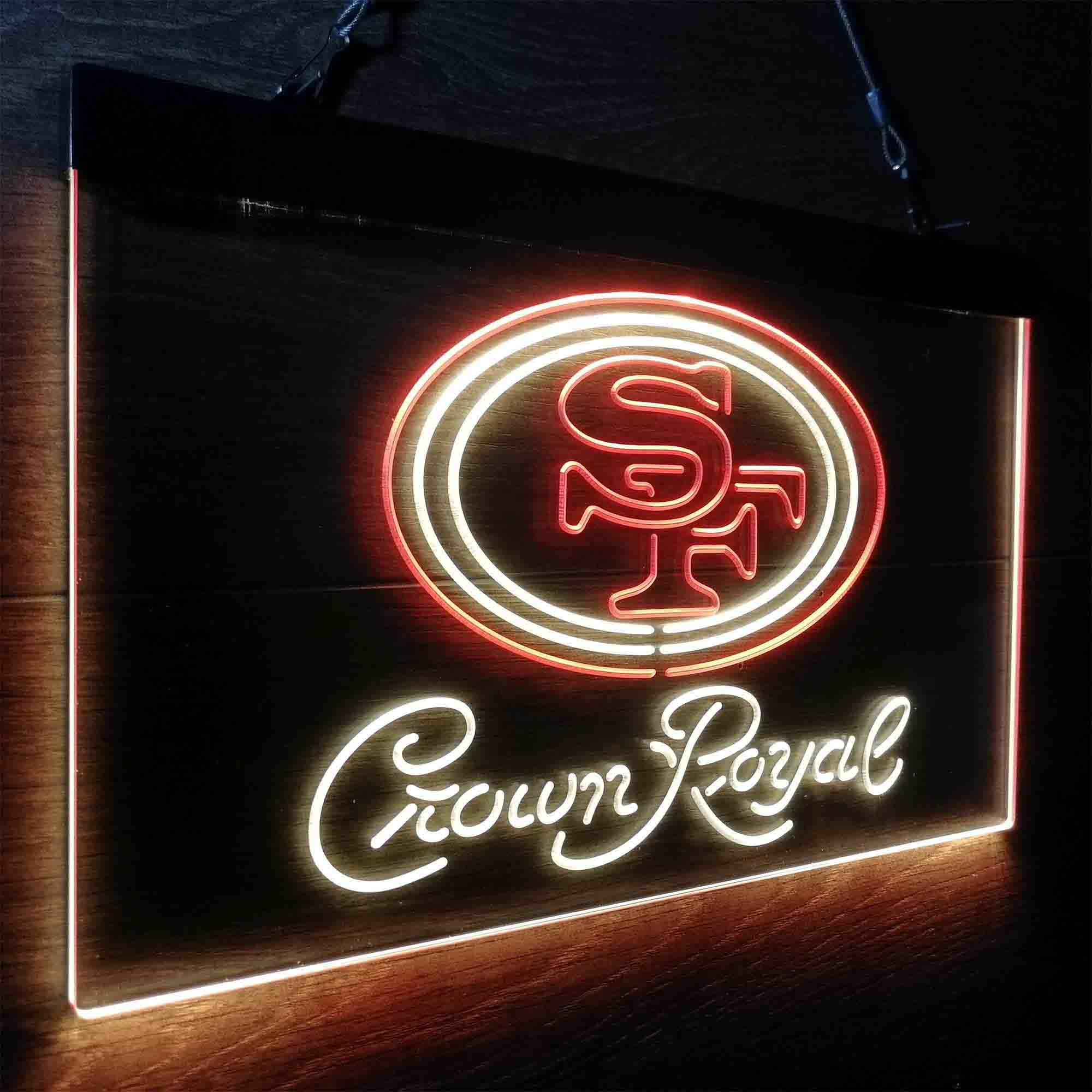 San Francisco 49ers Crown Royal Neon-Like LED Sign - Image 22