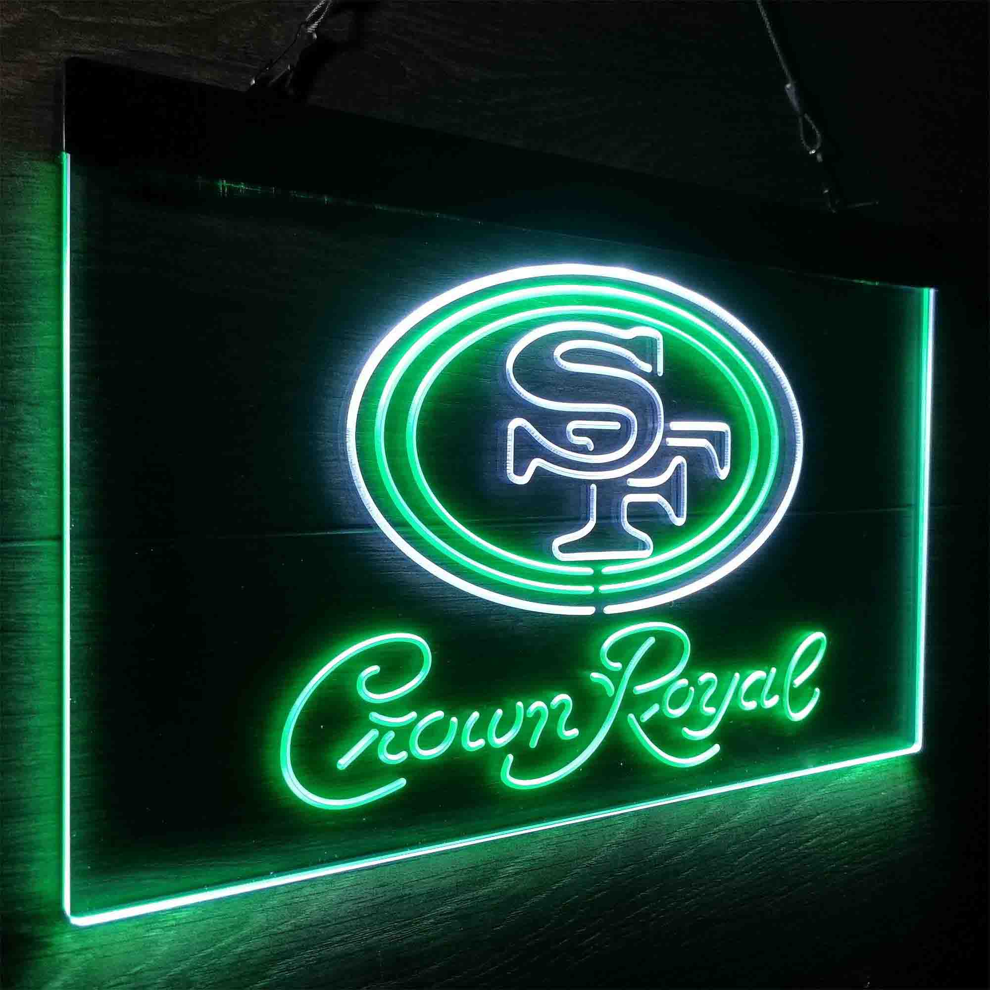 San Francisco 49ers Crown Royal Neon-Like LED Sign - Image 26
