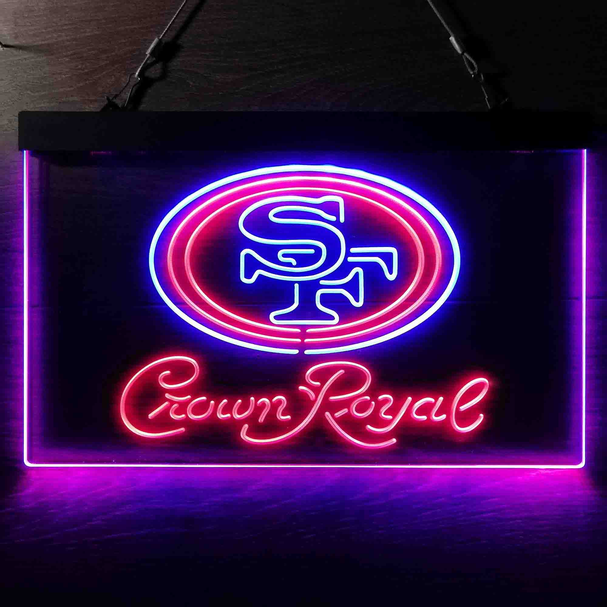 San Francisco 49ers Crown Royal Neon-Like LED Sign - Image 7