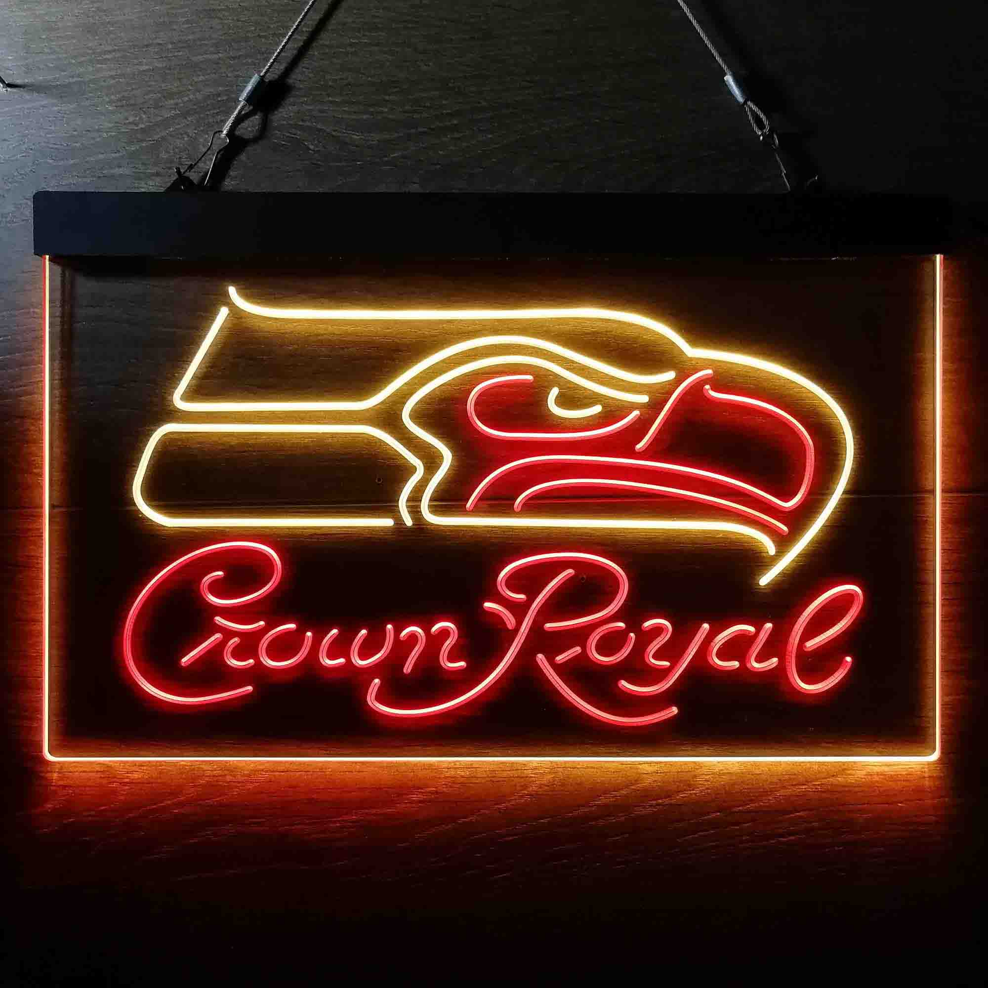 Crown Royal Bar Seattle Seahawks Est. 1976 LED Neon Sign - Image 7