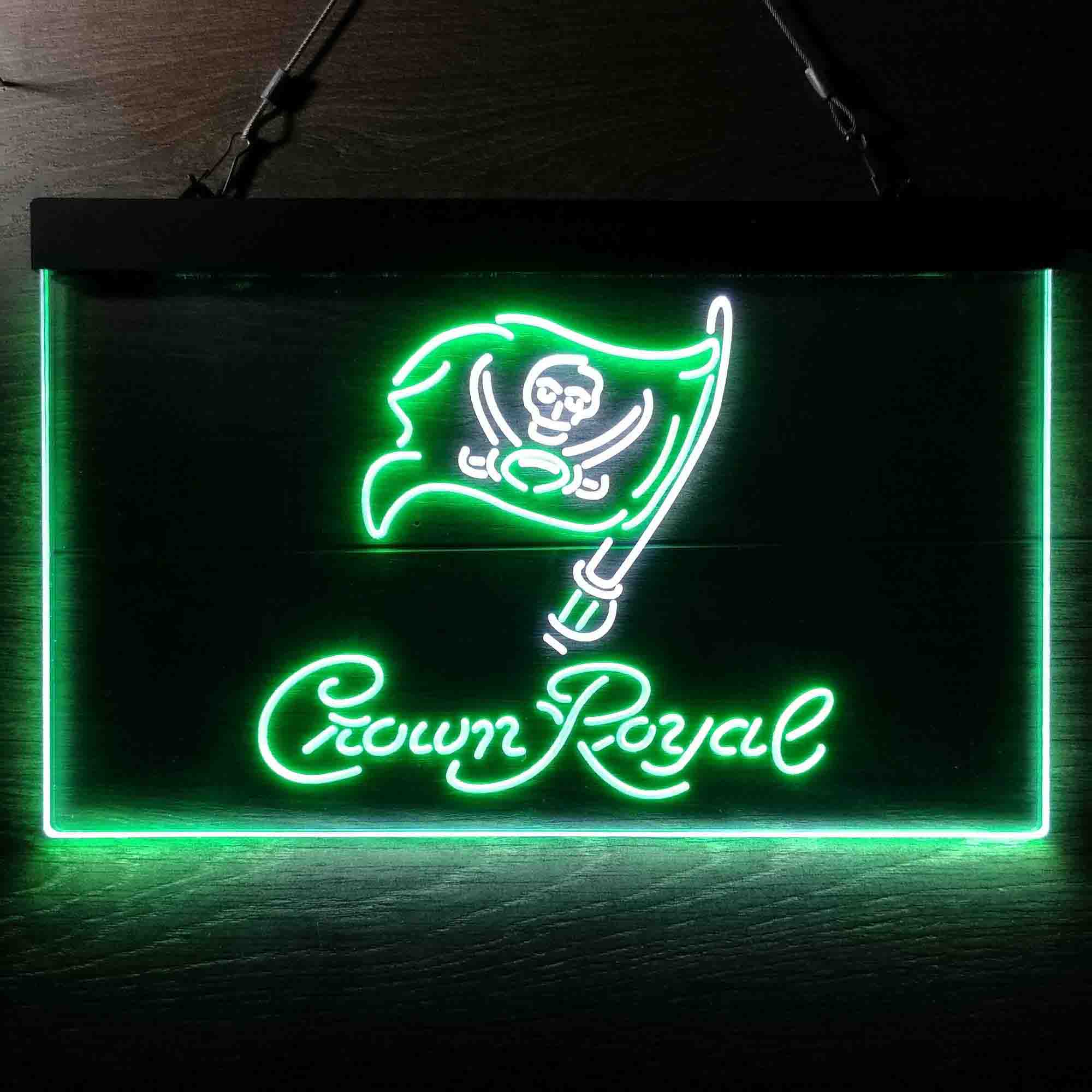 Crown Royal Bar Tampa Bay Buccaneers Est. 1976 LED Neon Sign - Image 5