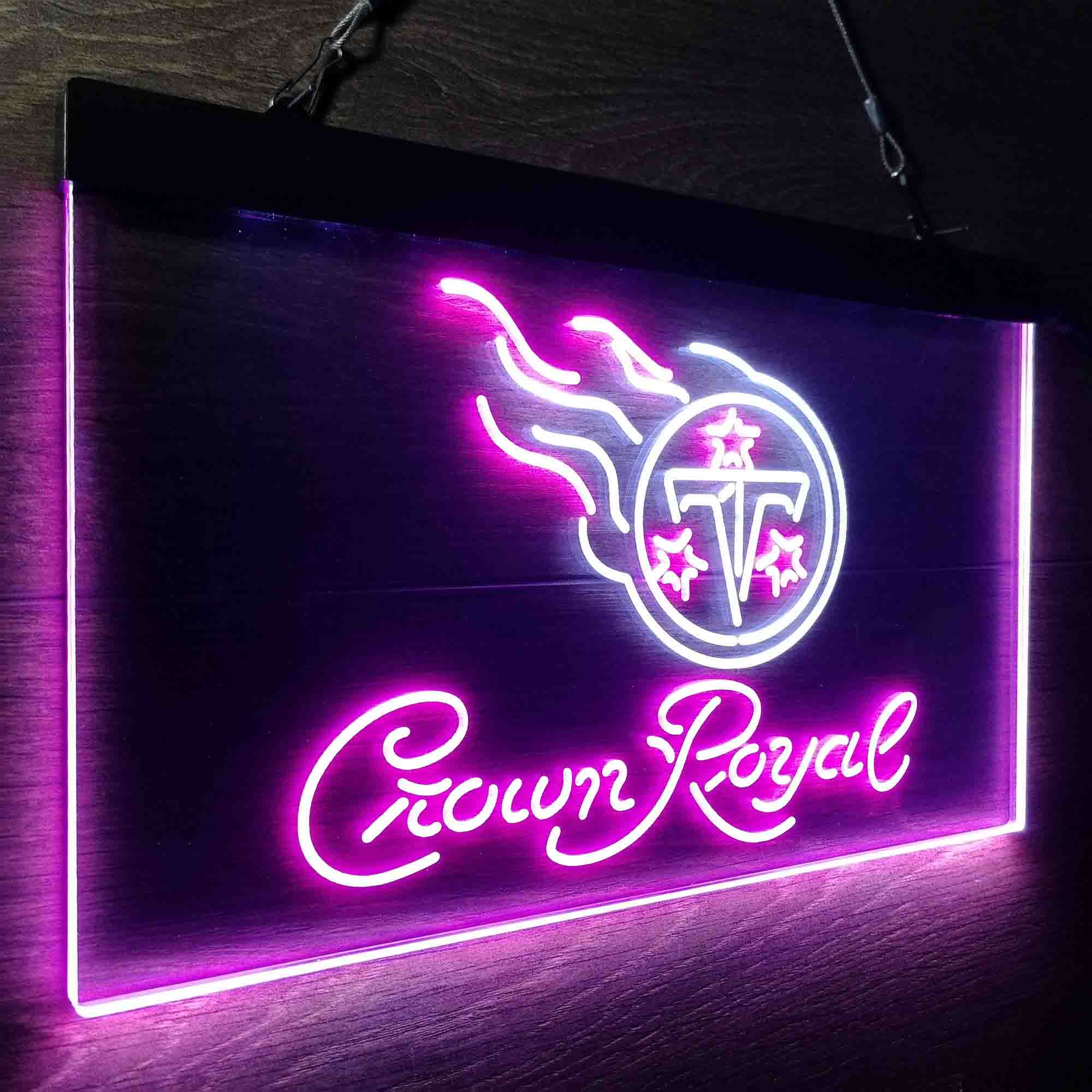 Tennessee Titans Crown Royal Neon-Like LED Sign - Image 18