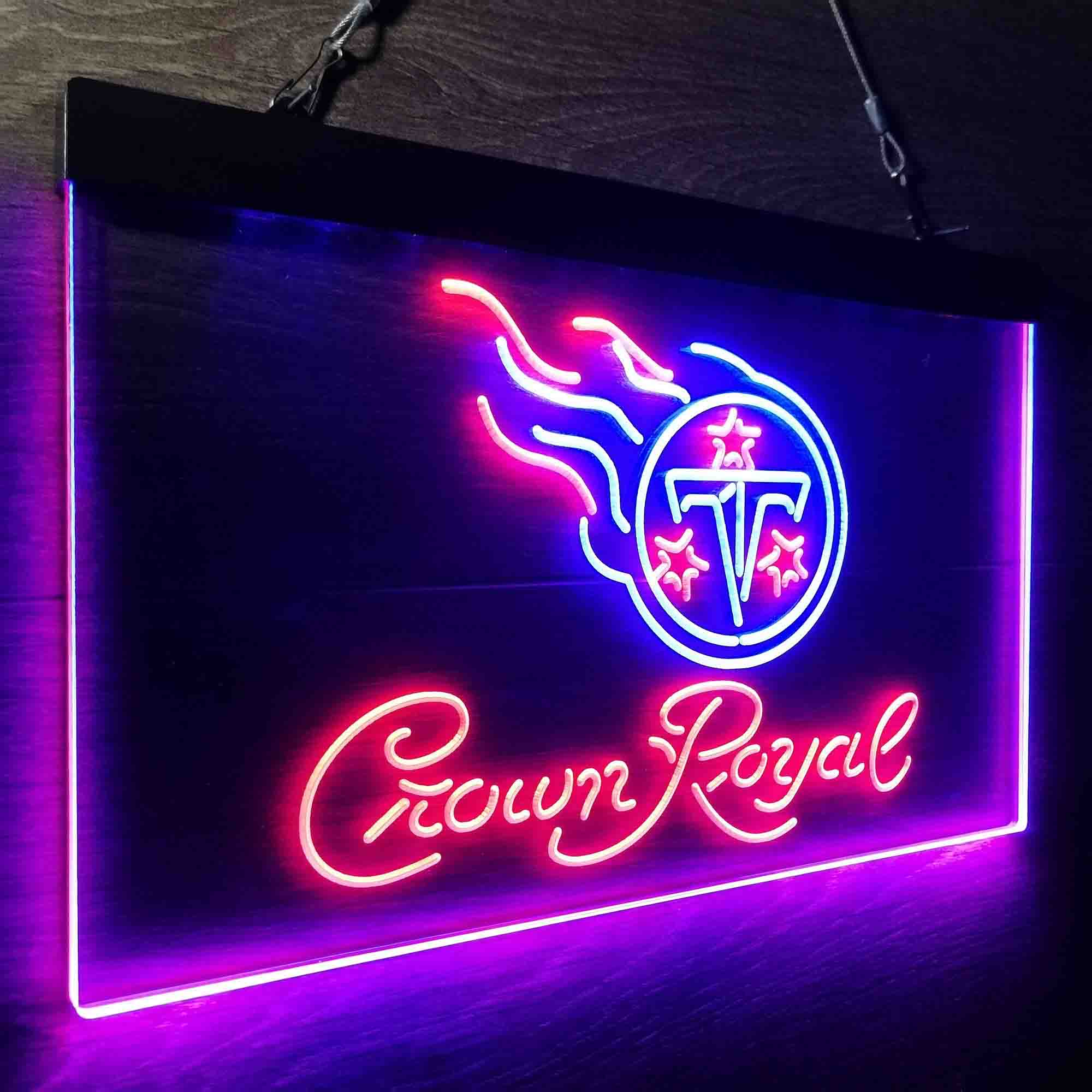 Tennessee Titans Crown Royal Neon-Like LED Sign - Image 23