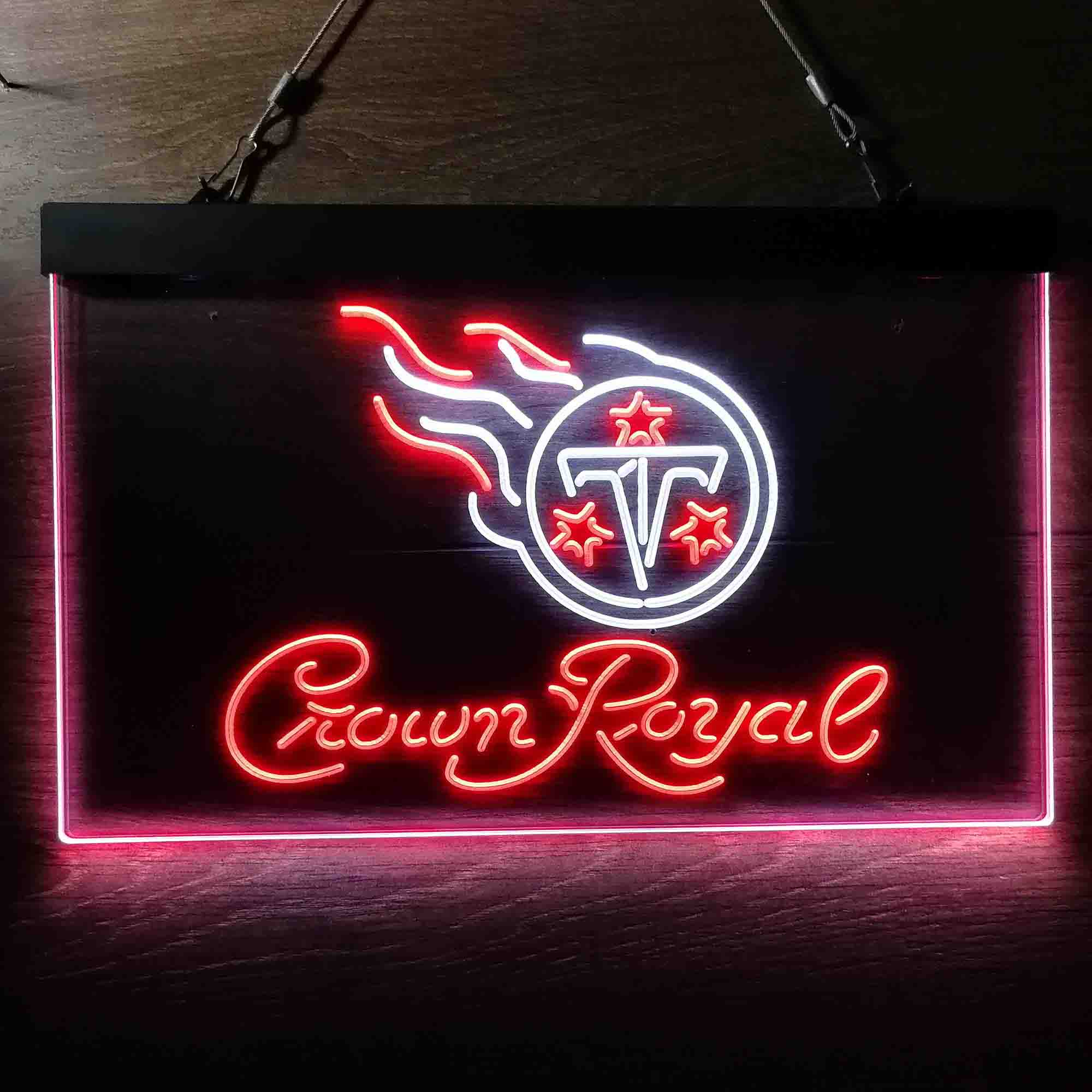 Tennessee Titans Crown Royal Neon-Like LED Sign - Image 3
