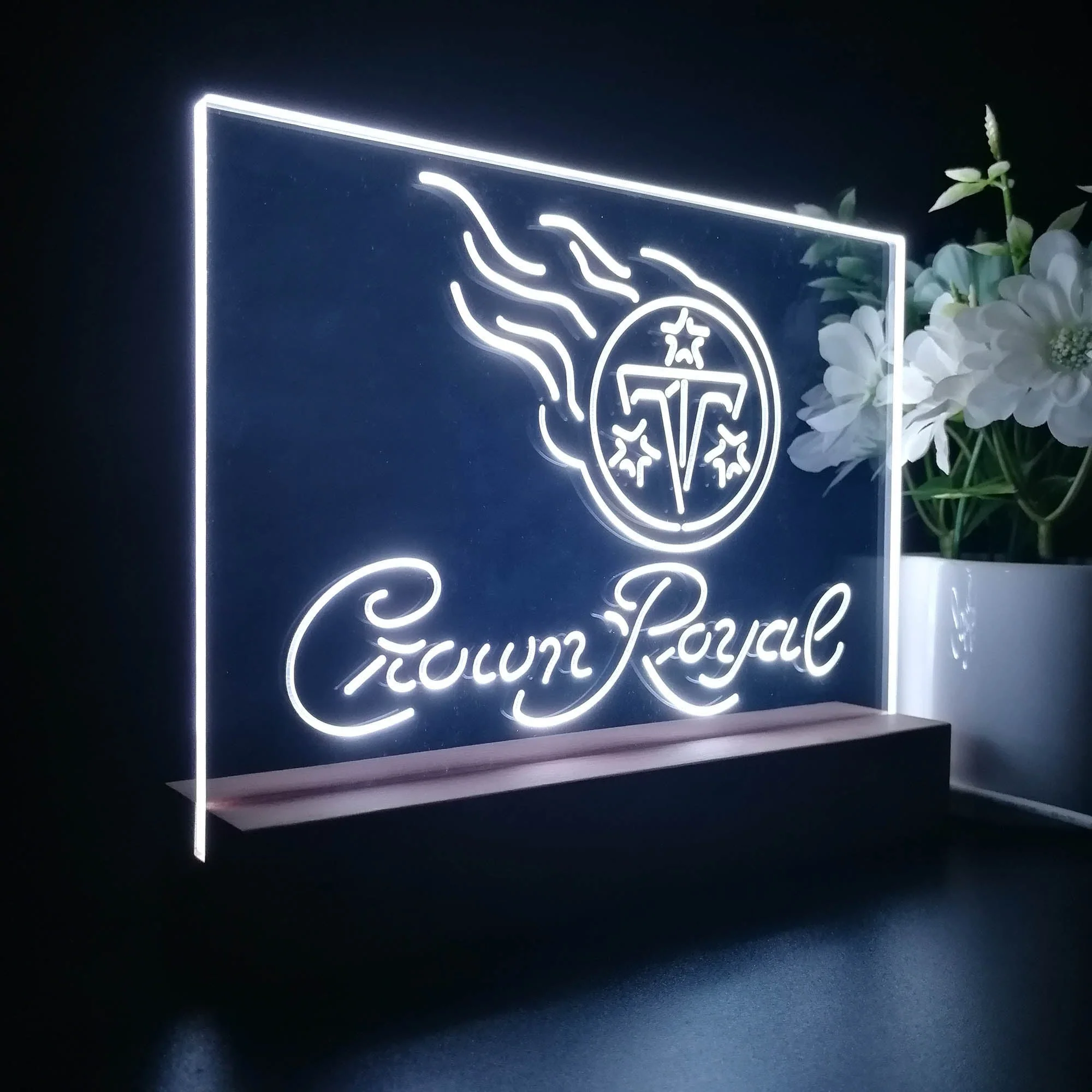 Crown Royal Bar Tennessee Titans Est. 1960 Night Light Pub Bar Lamp - Image 5