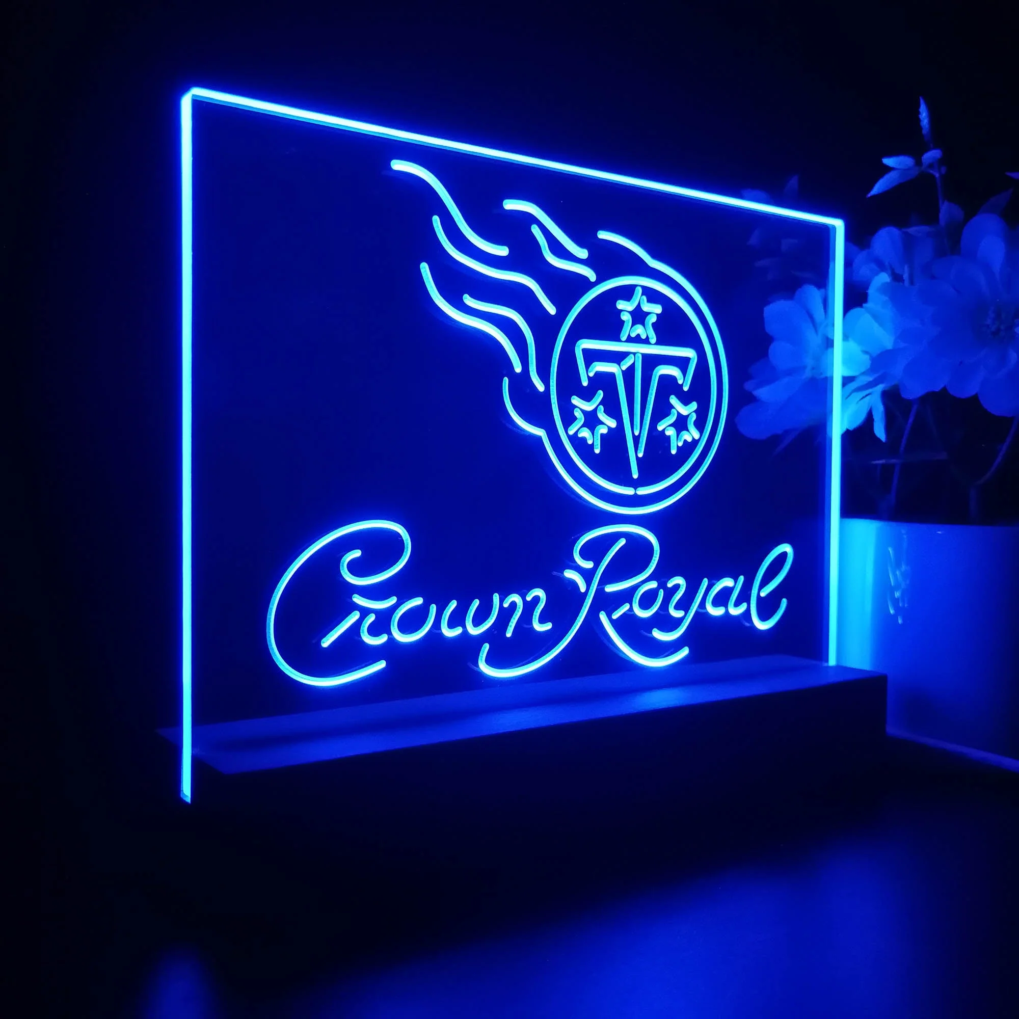 Crown Royal Bar Tennessee Titans Est. 1960 Night Light Pub Bar Lamp - Image 7