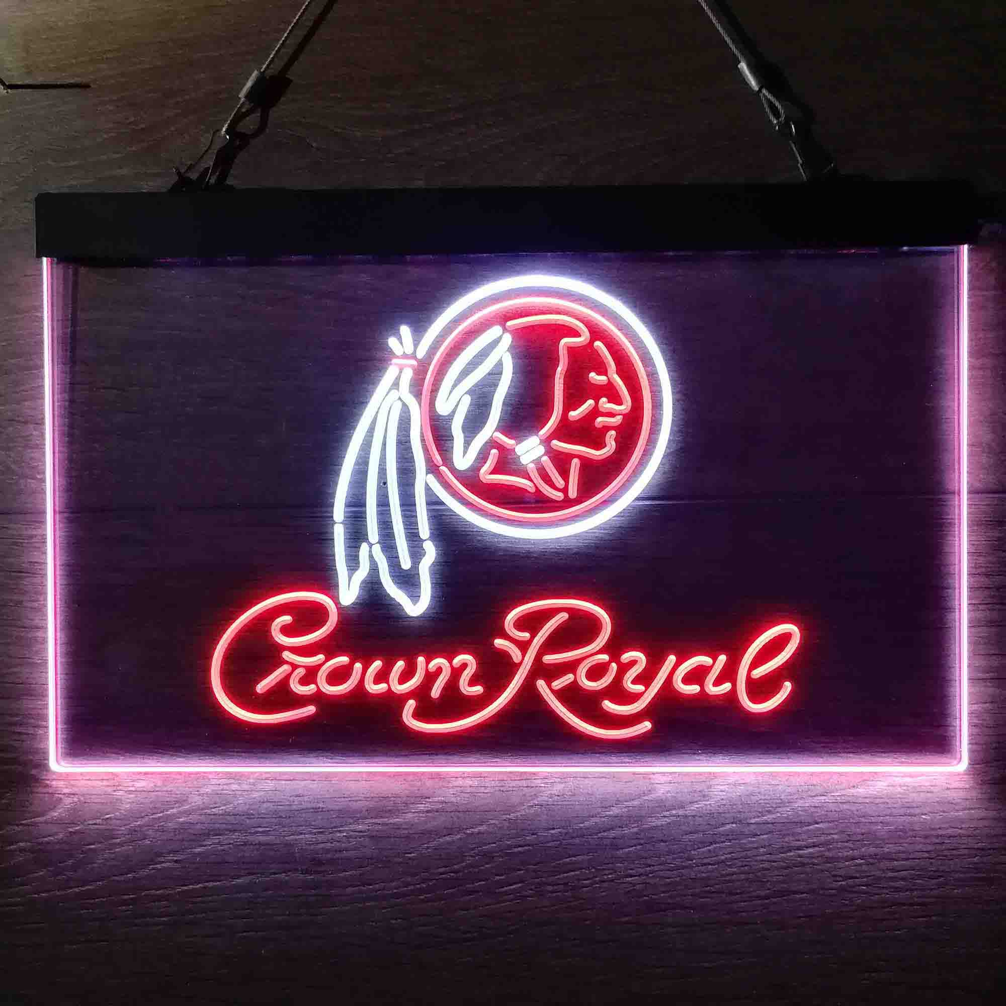 Crown Royal Bar Washington Est. 1932 Neon-Like LED Sign - Image 2