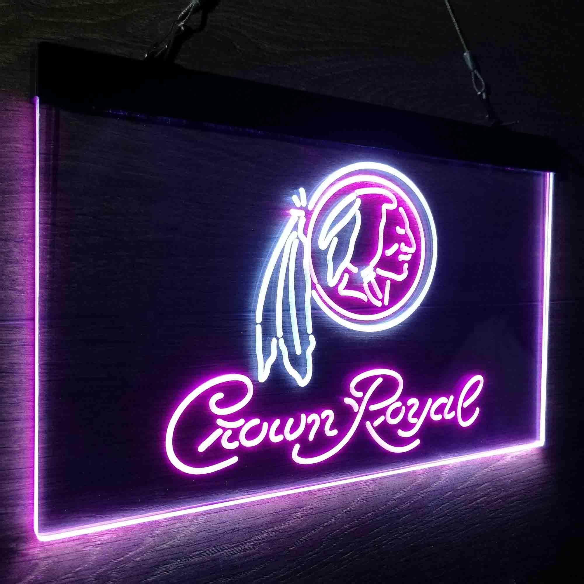 Crown Royal Bar Washington Est. 1932 Neon-Like LED Sign - Image 21