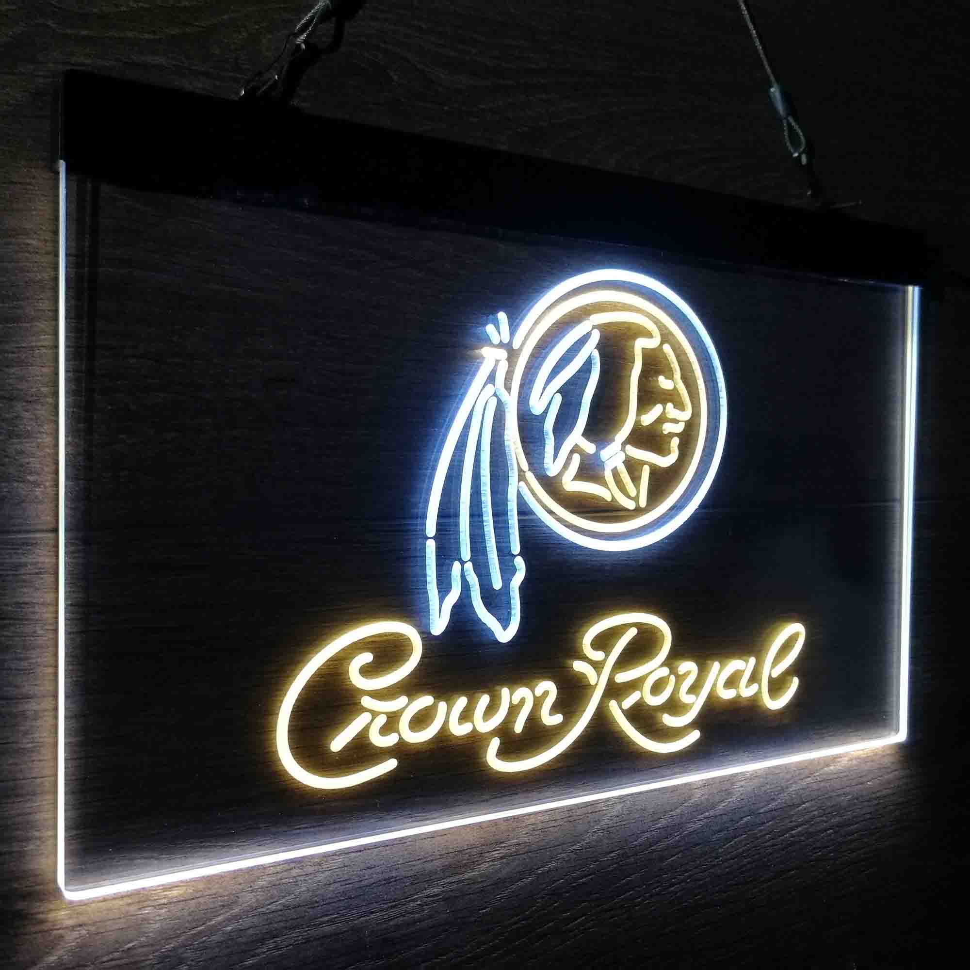 Crown Royal Bar Washington Est. 1932 Neon-Like LED Sign - Image 25