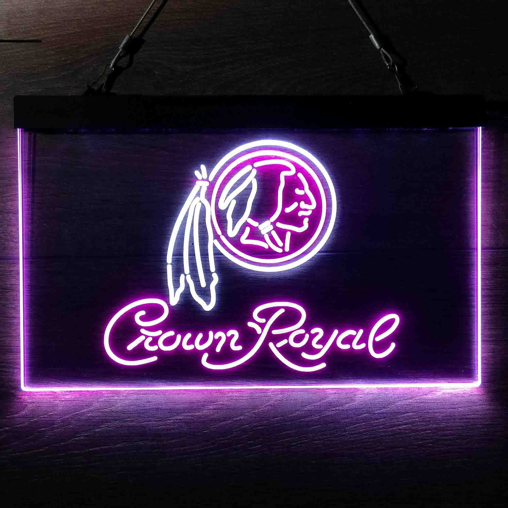 Crown Royal Bar Washington Est. 1932 Neon-Like LED Sign - Image 8