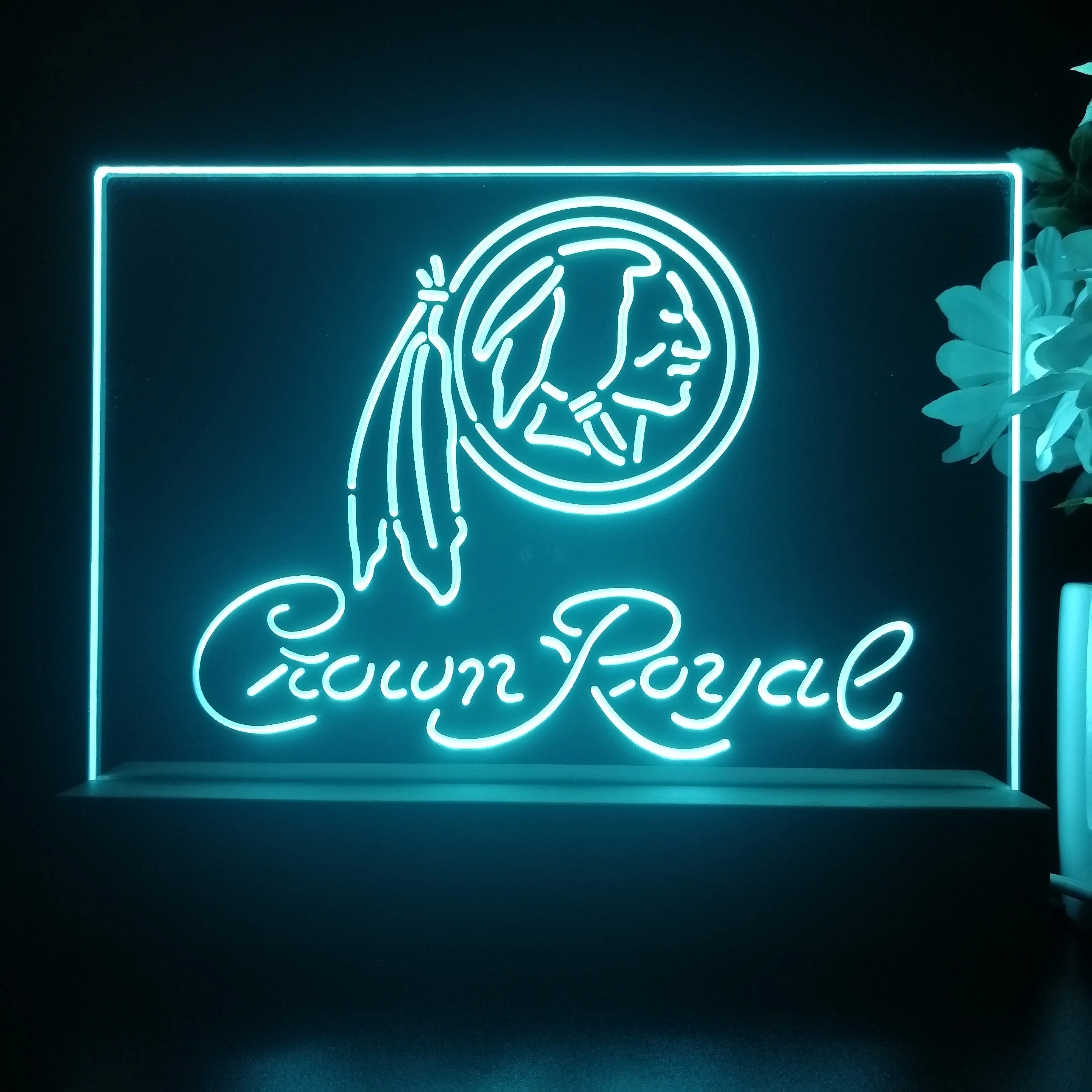 Crown Royal Bar Washington Est. 1932 Night Light Pub Bar Lamp - Image 4