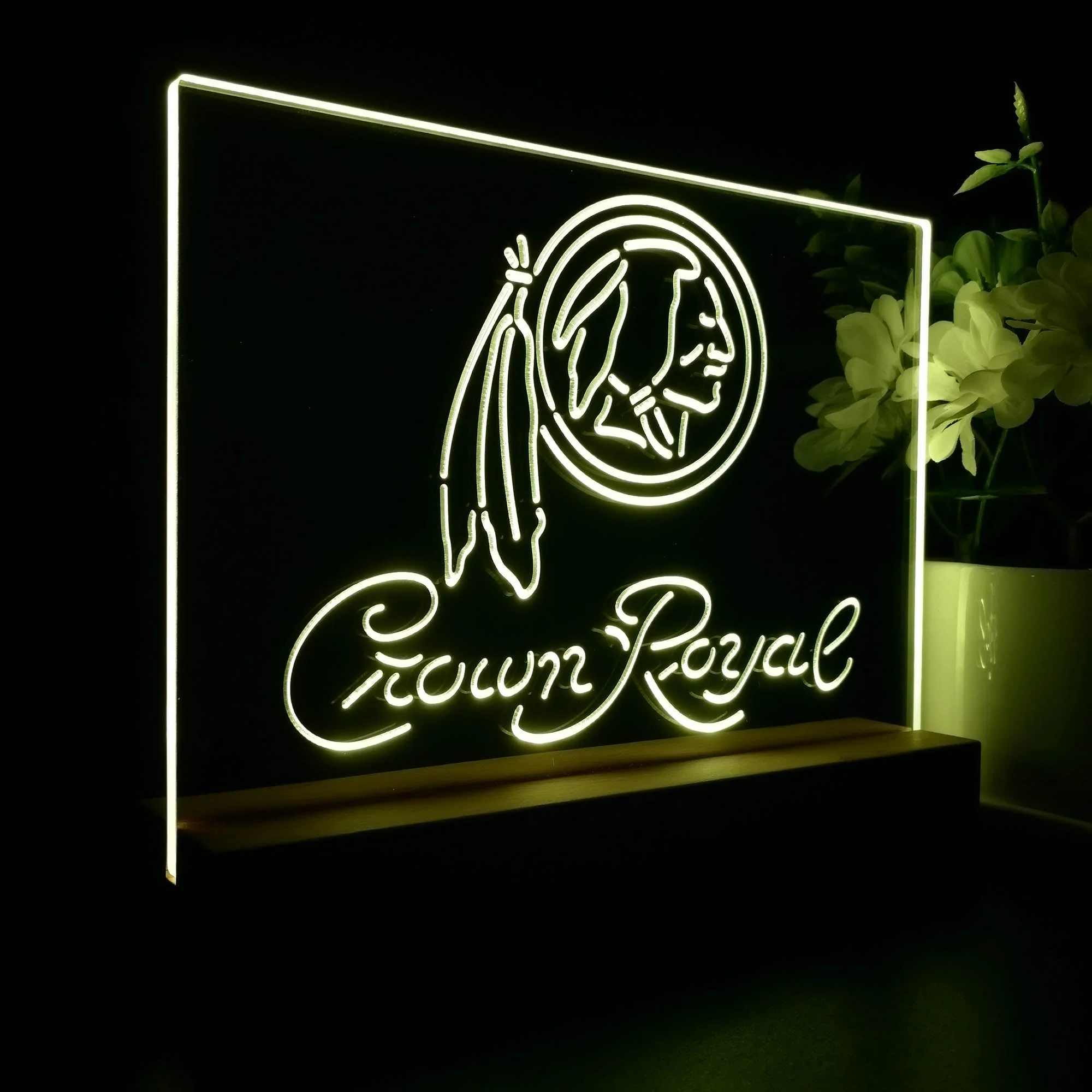 Crown Royal Bar Washington Est. 1932 Night Light Pub Bar Lamp - Image 6